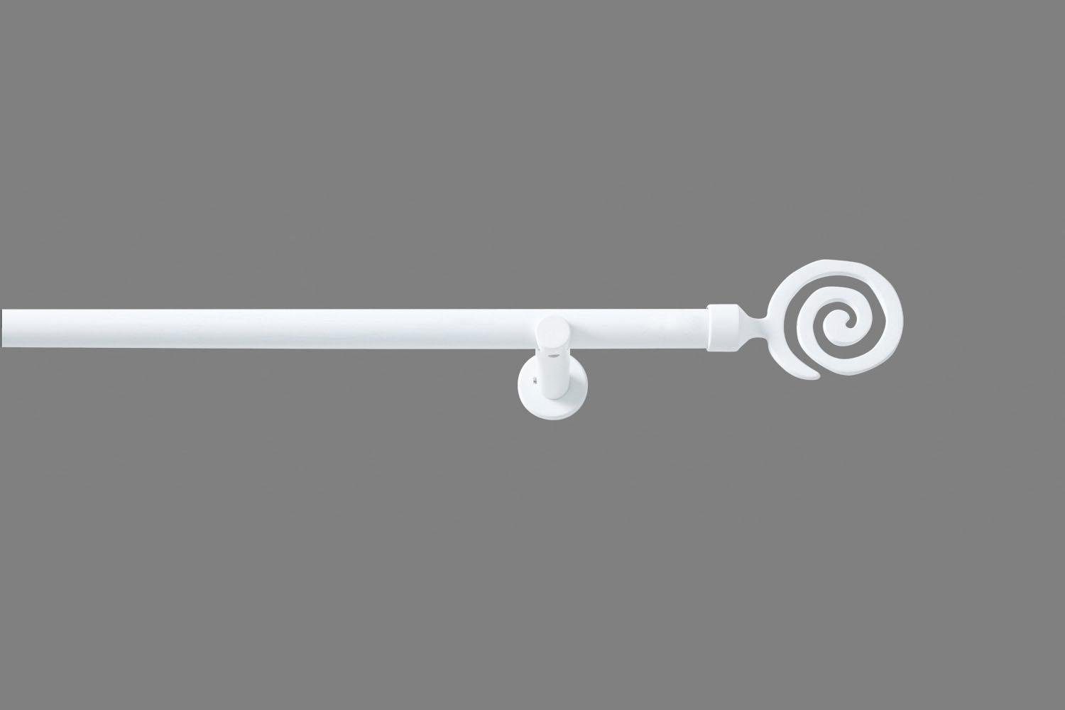 Good Life Gordijnroede Espiral gordijnroedes maat 18 wit