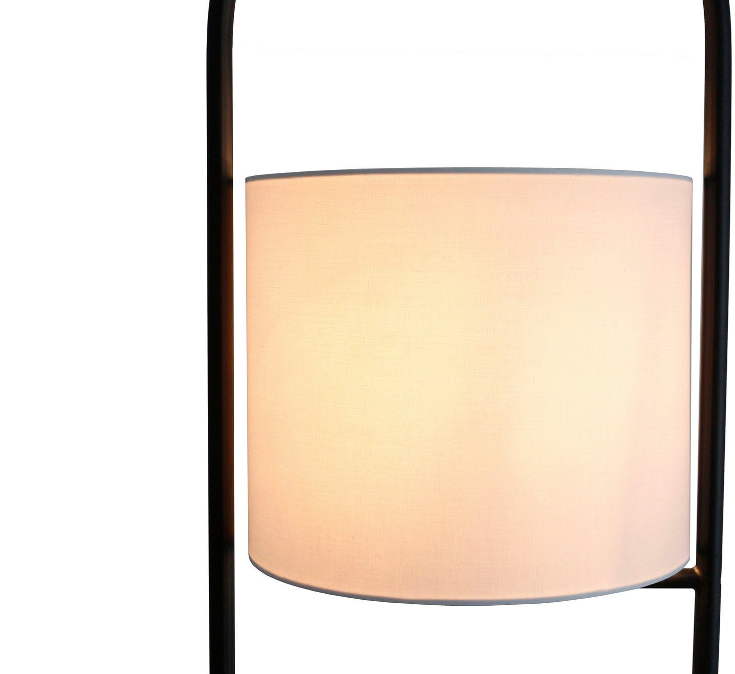 SalesFever Staande lamp Aaliyah handgemaakt, met frame voor planten (1 stuk)