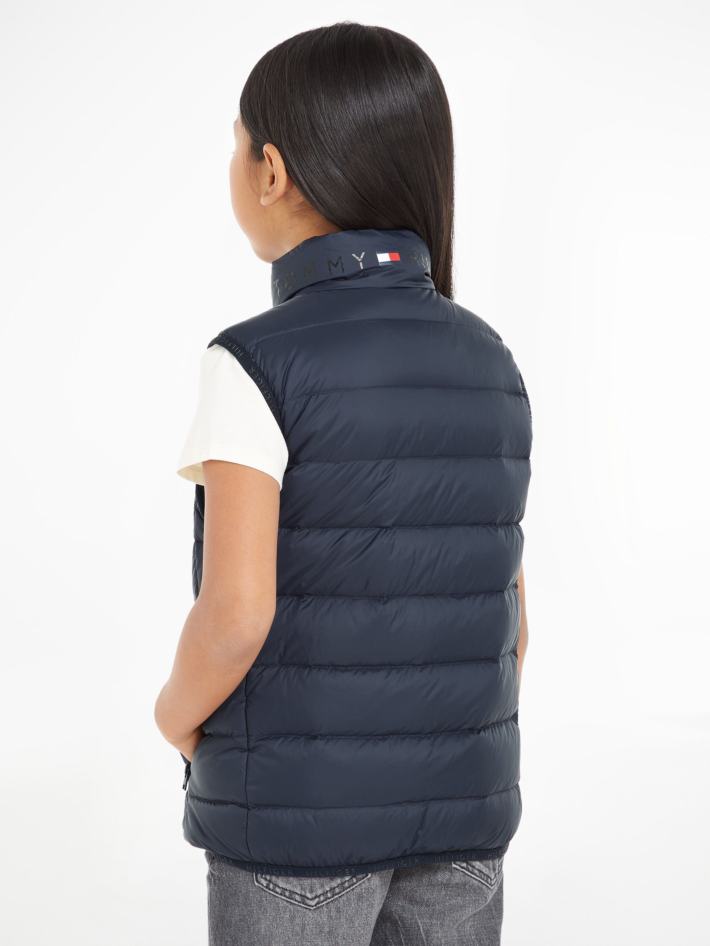 Tommy Hilfiger Donzen bodywarmer U ESSENTIAL LIGHT VEST Kinderen Kids Junior MiniMe, voor kinderen