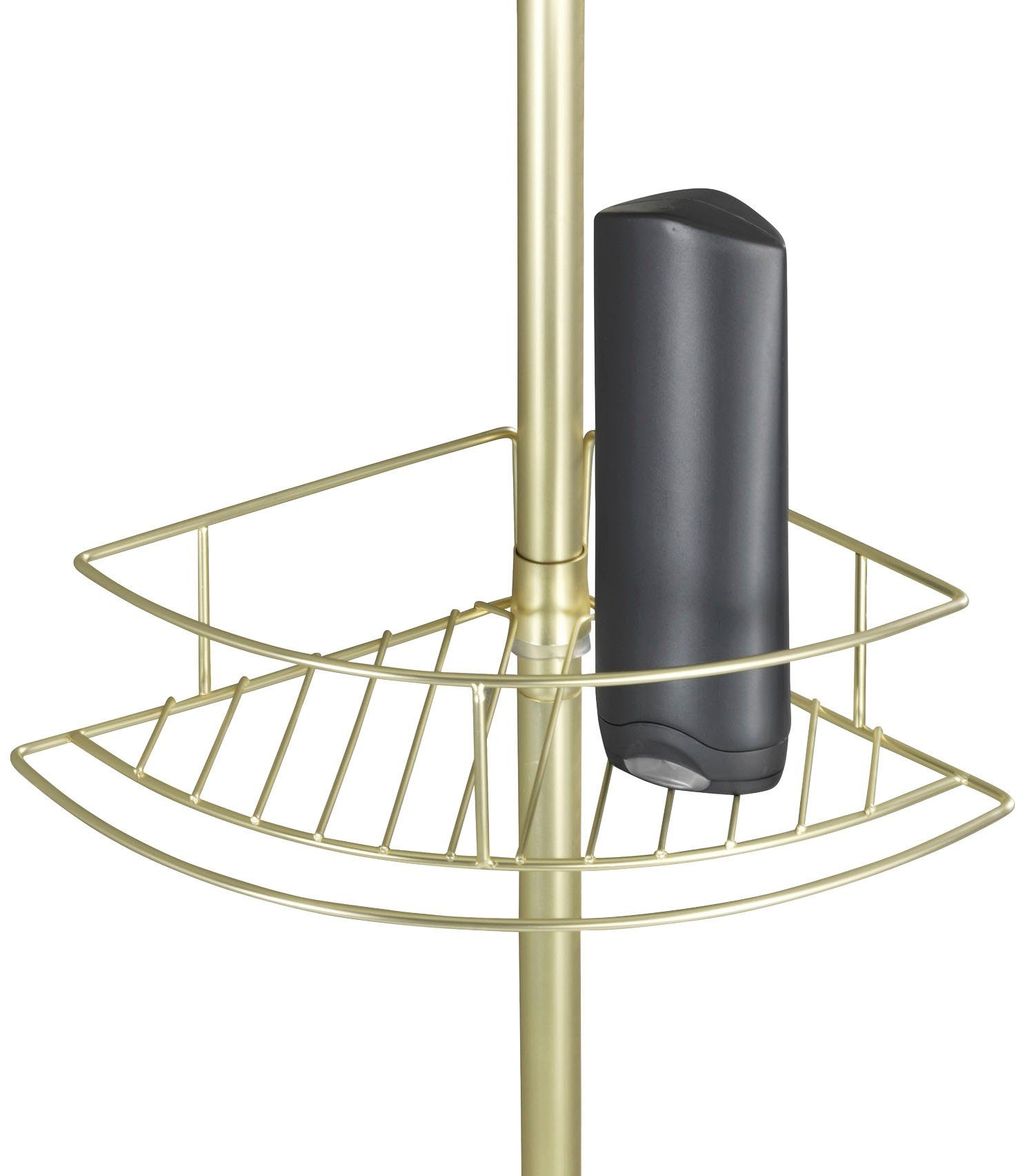 WENKO Telescooprek Dolcedo Hoekrek met 4 planken, hoogte verstelbaar 65-275 cm