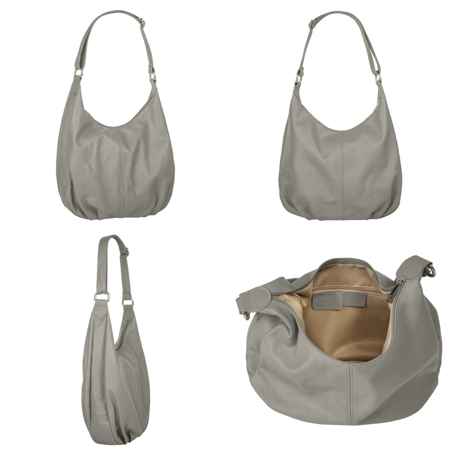 Cluty Shopper echt leer, made in italy