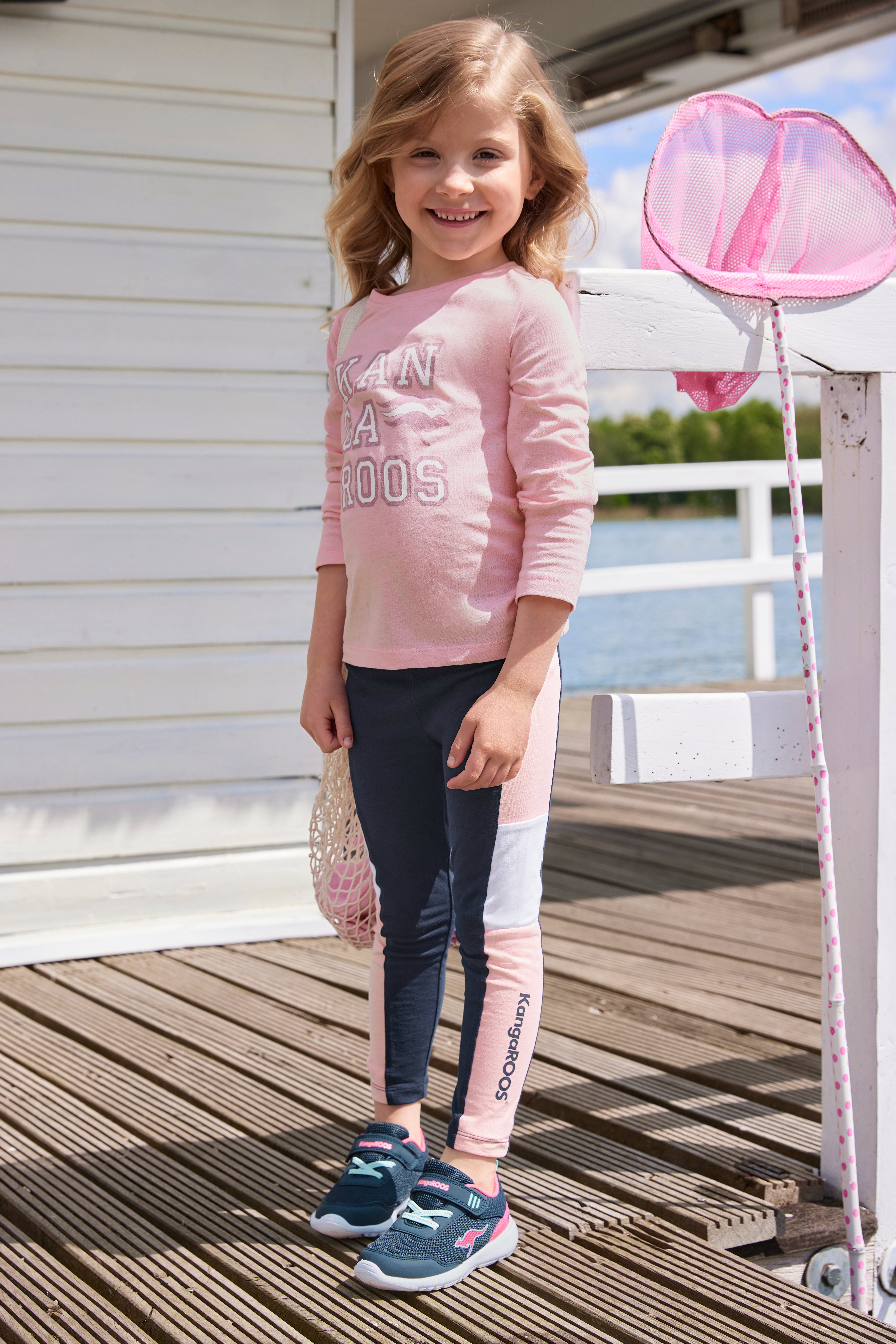 KangaROOS Legging Colorblocking leggings voor kleine meisjes