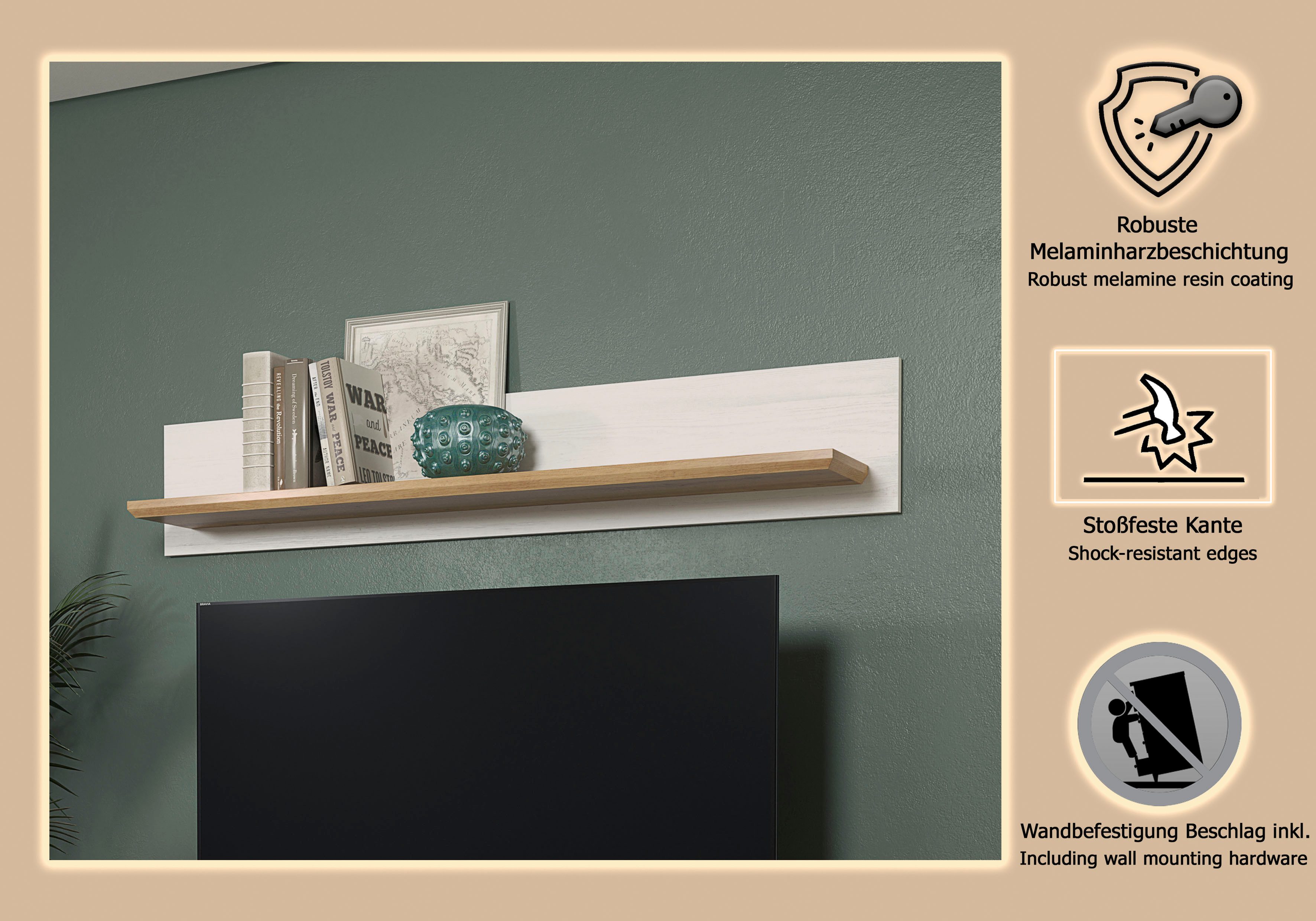 Home affaire Wandrek Nybro Breedte 146 cm