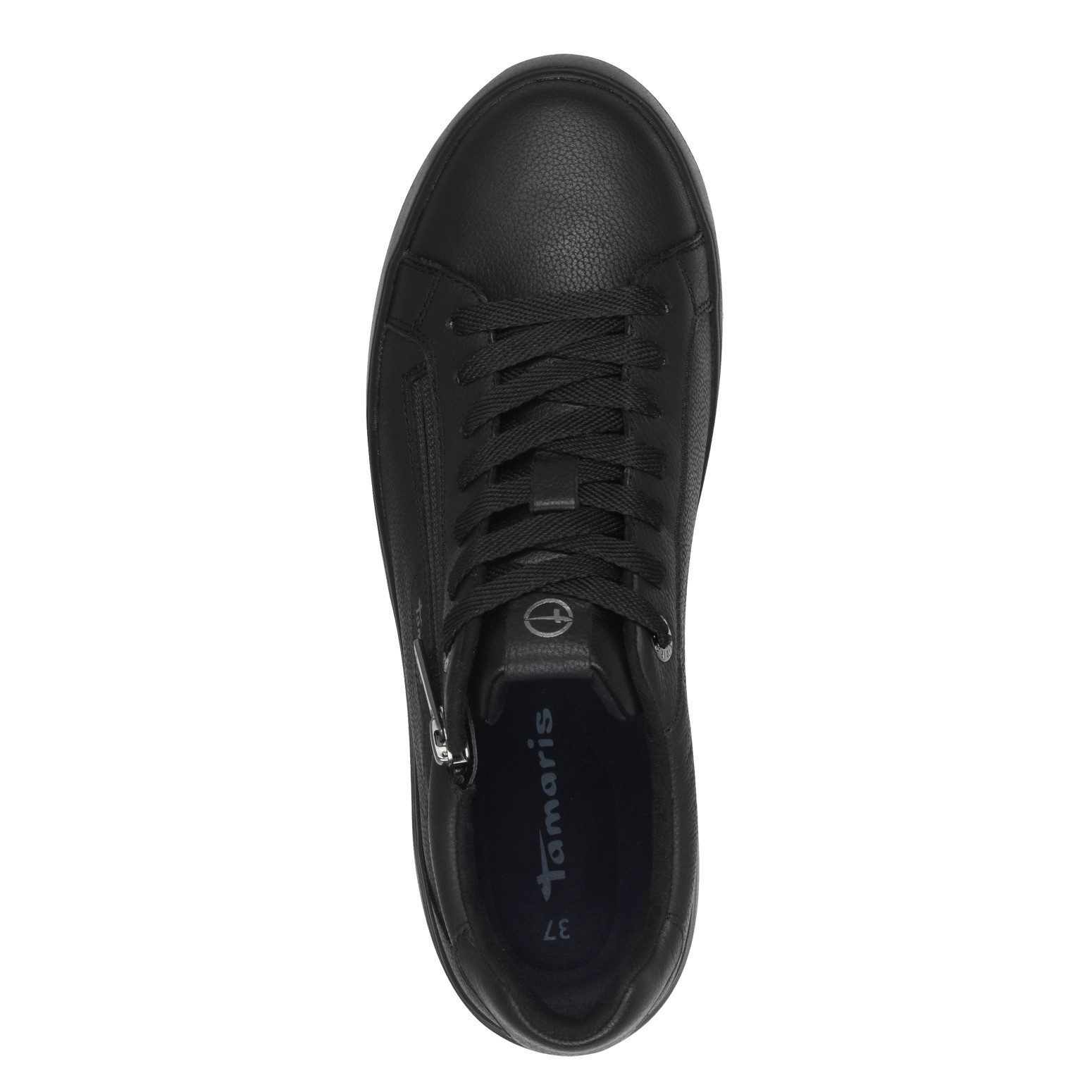 Tamaris Plateausneakers , vrije tijd schoen, lage schoen, veterschoen met sierstiksels