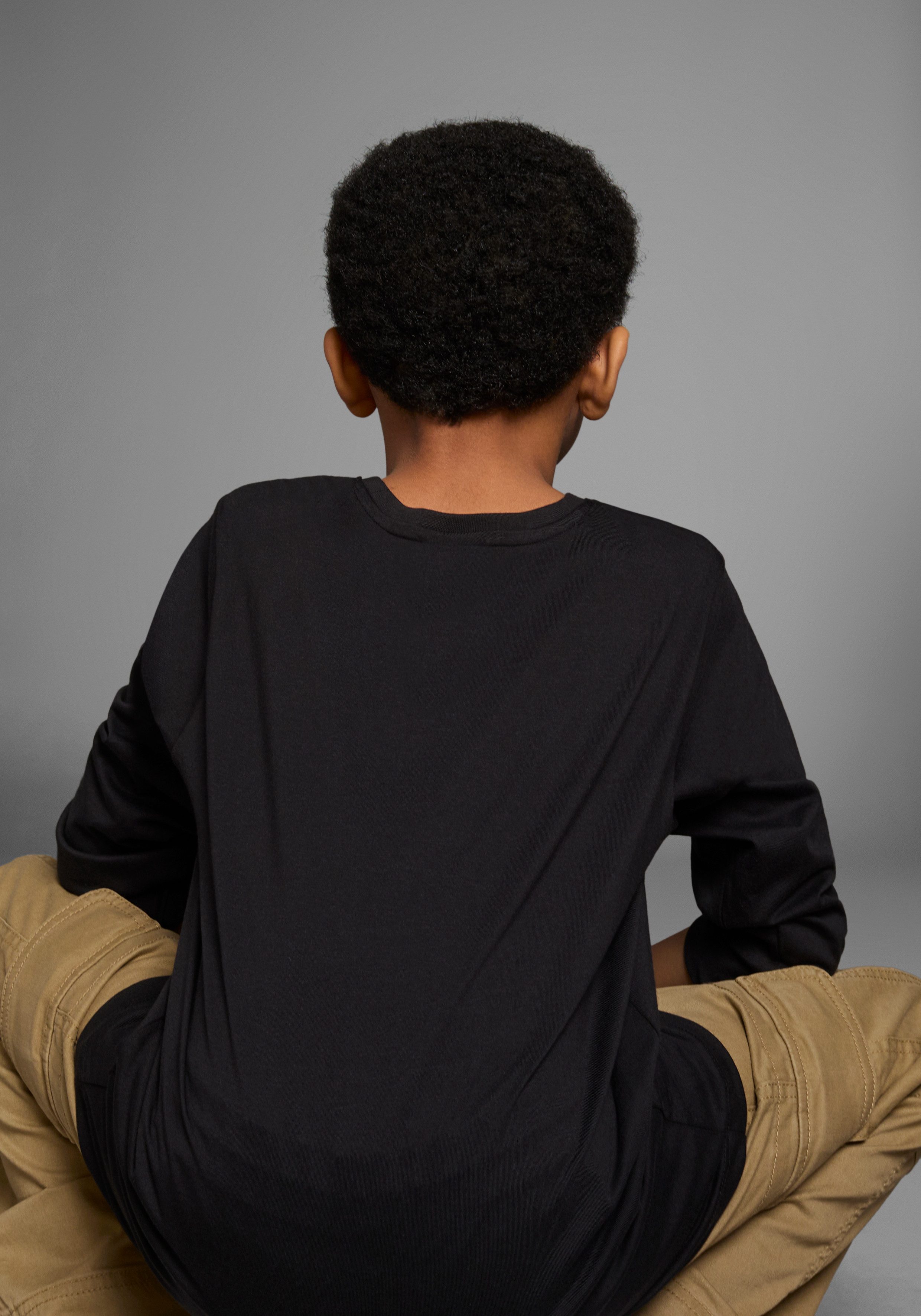 KIDSWORLD Shirt met lange mouwen A.u.b. niet storen... Lange mouwen, basic pasvorm, bedrukt, ronde hals
