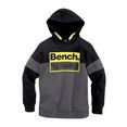 bench. hoodie met contrastkleurige details zwart