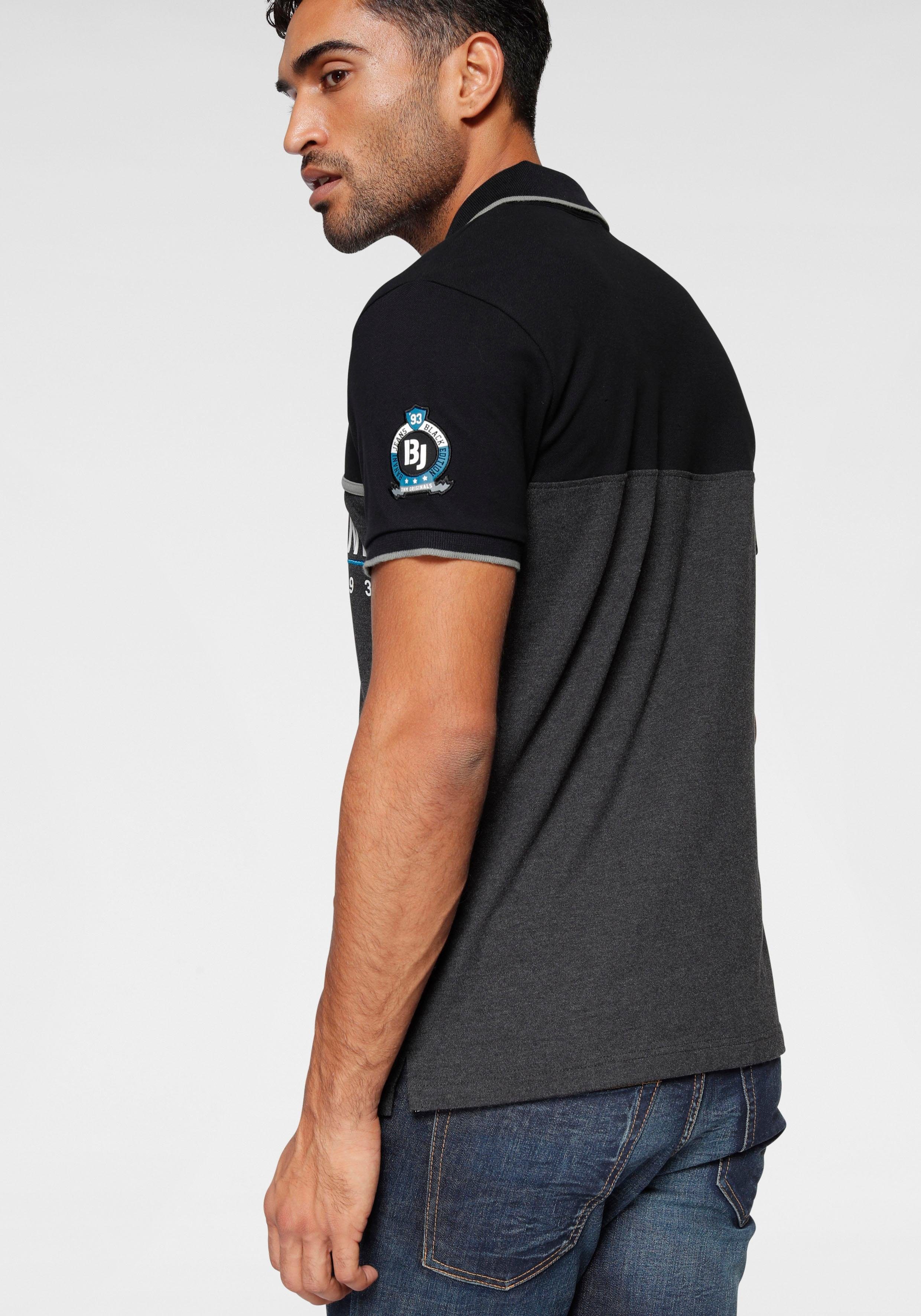 Bruno Banani Poloshirt Korte mouwen, lichaamsnauwkeurige pasvorm, met polokraag
