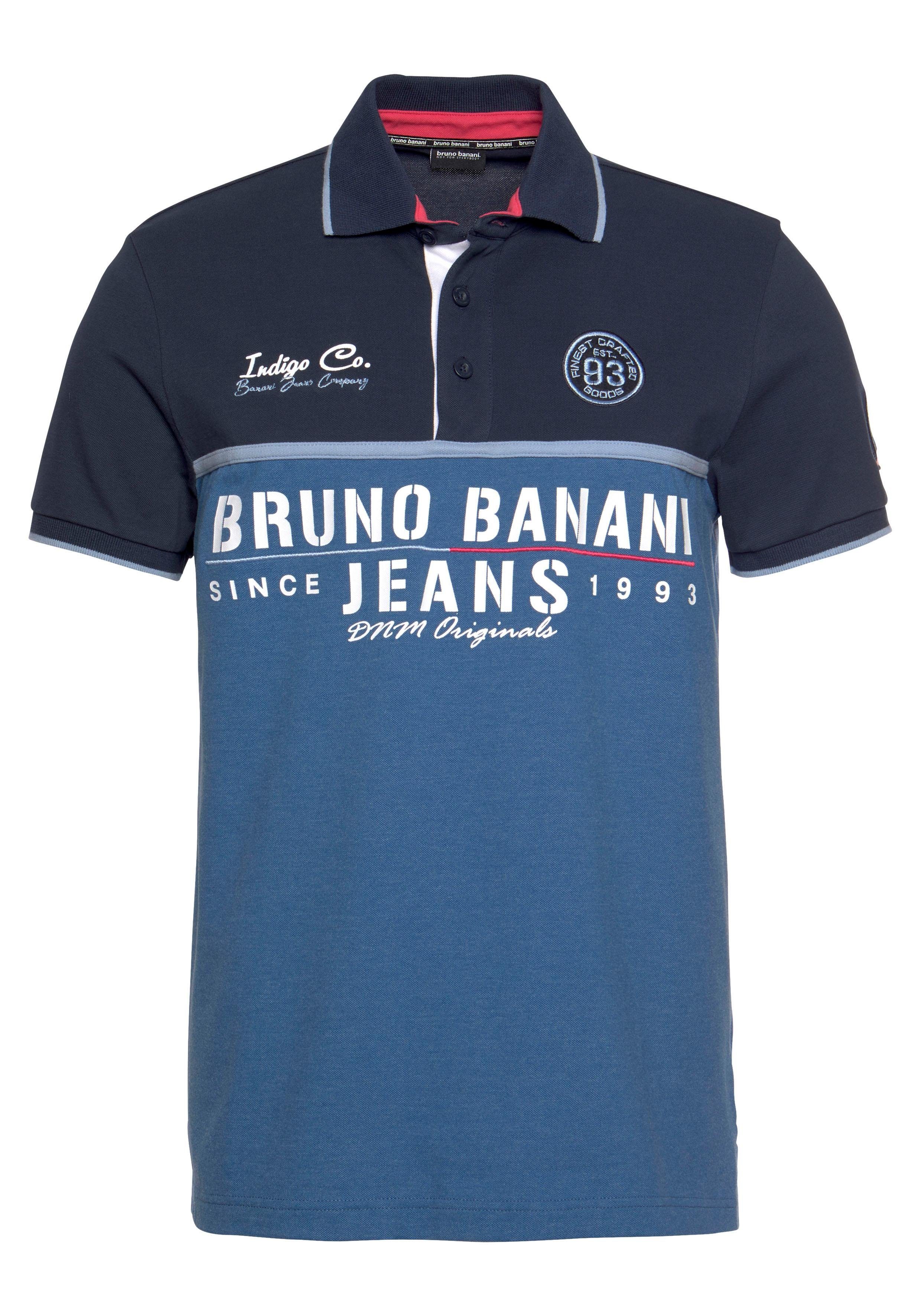 Bruno Banani Poloshirt Korte mouwen, lichaamsnauwkeurige pasvorm, met polokraag