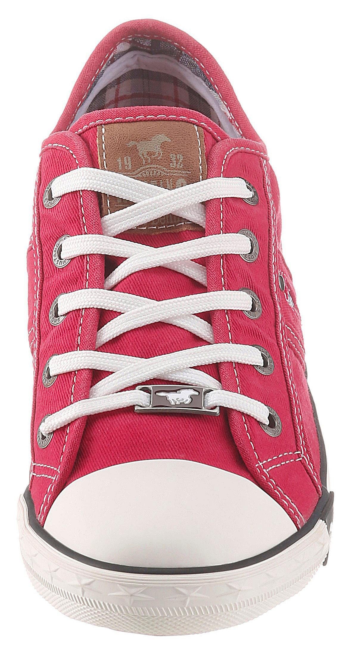 Mustang Shoes Sneakers , vrijetijdsschoen, lage schoen, veterschoen met mustang merklabel