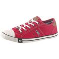 mustang shoes sneakers in gebruikte look rood