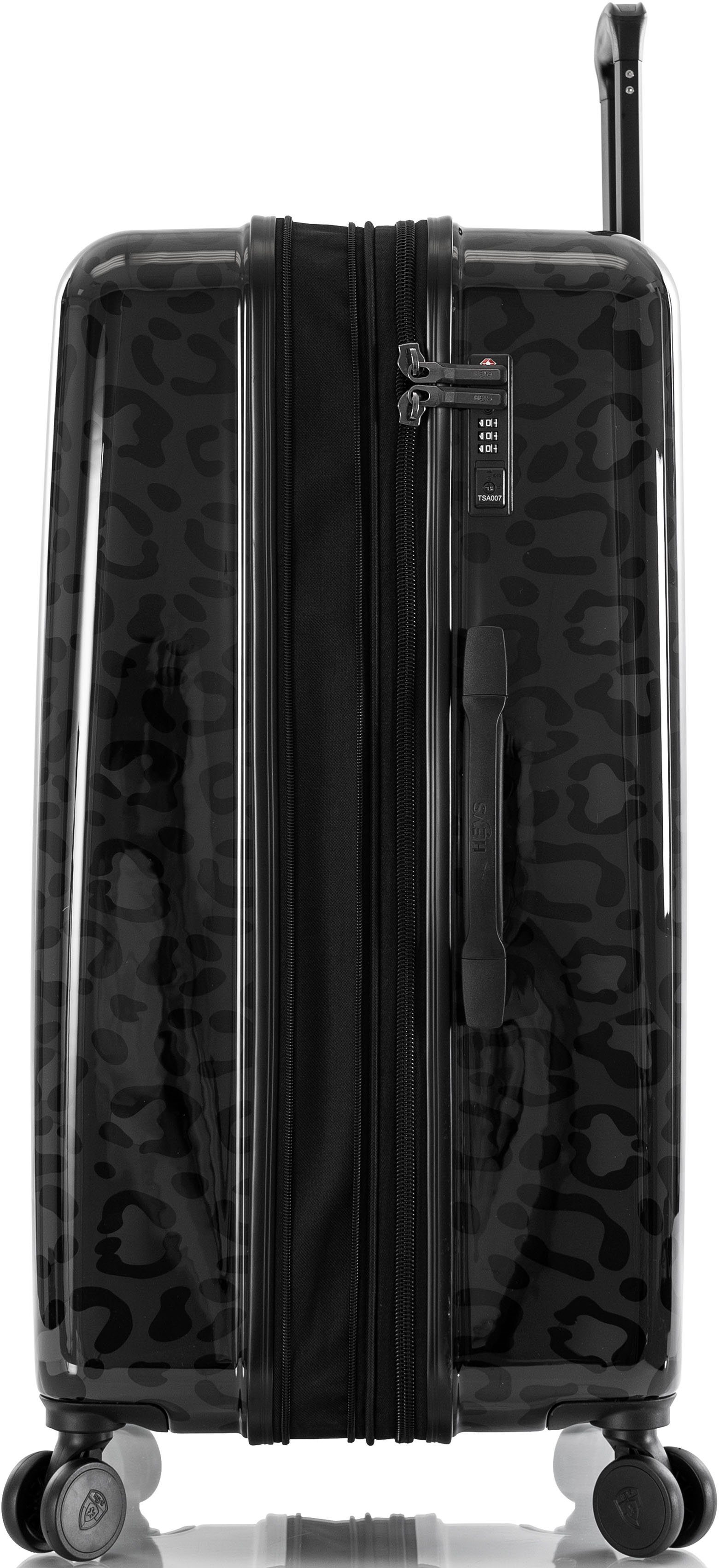 Heys Hardshell-trolley Leopard, 76 cm Heys x Joachim Llambi reisbagage TSA-slot volumevergroting