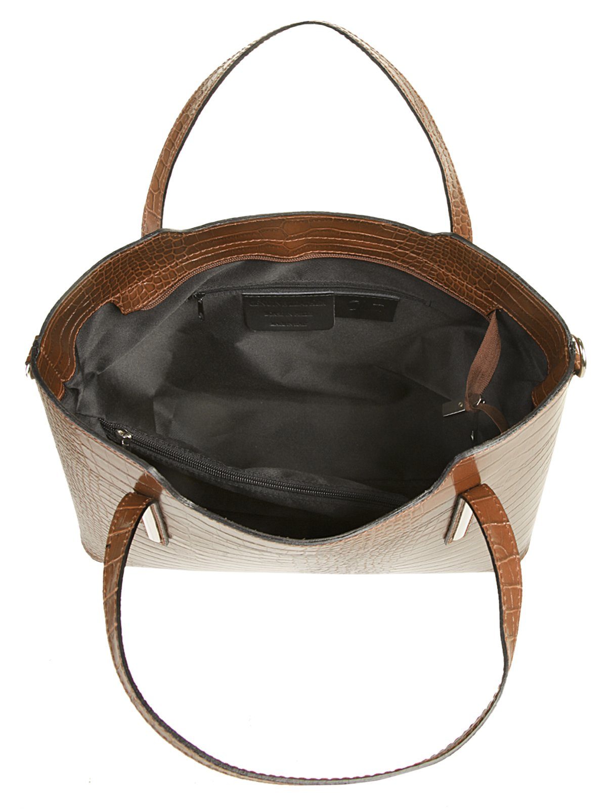 Cluty Tas echt leer, made in italy