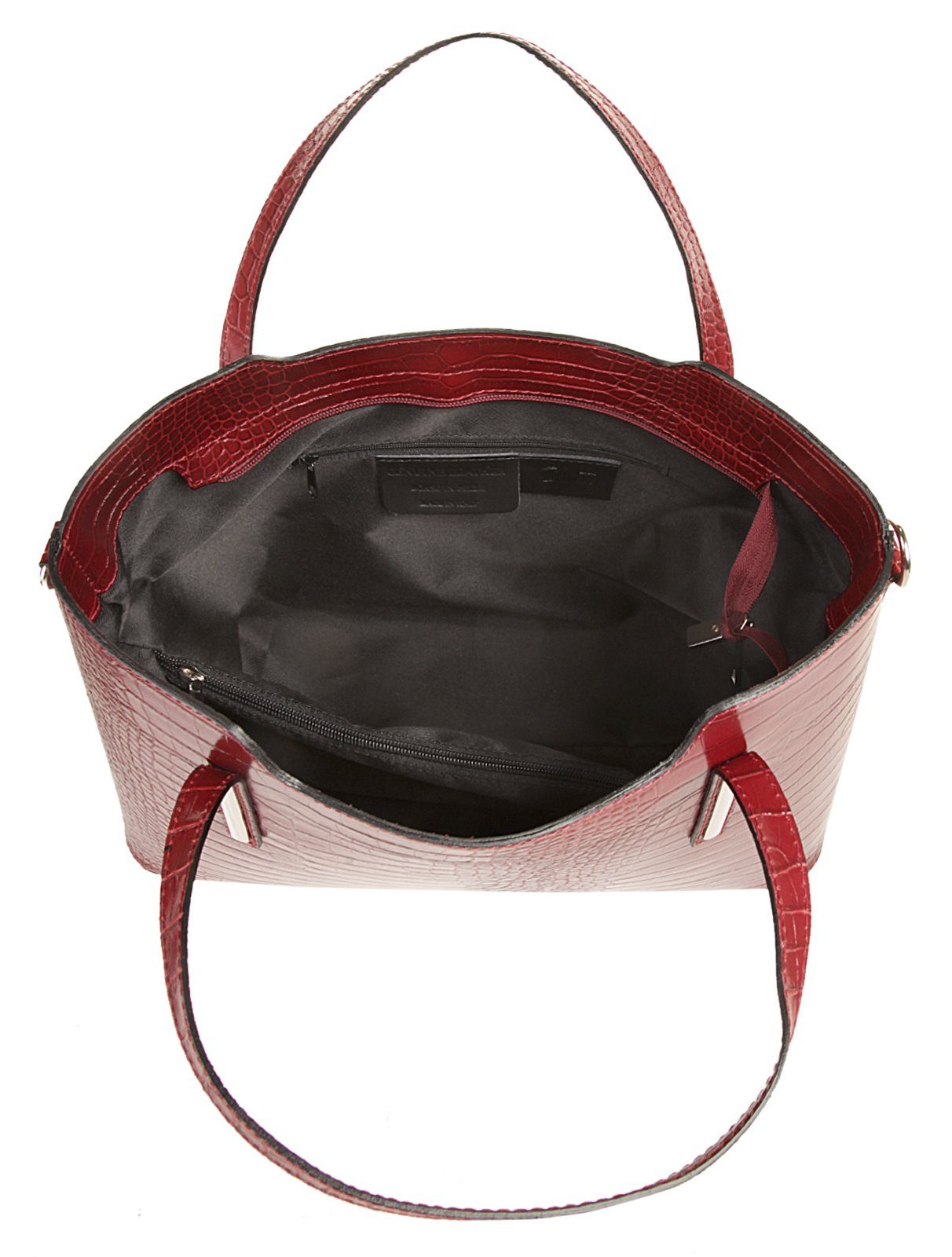Cluty Tas echt leer, made in italy