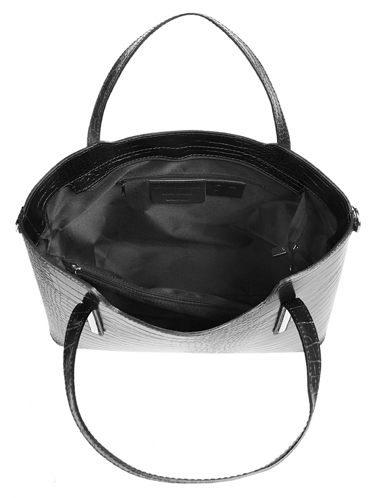Cluty Tas echt leer, made in italy