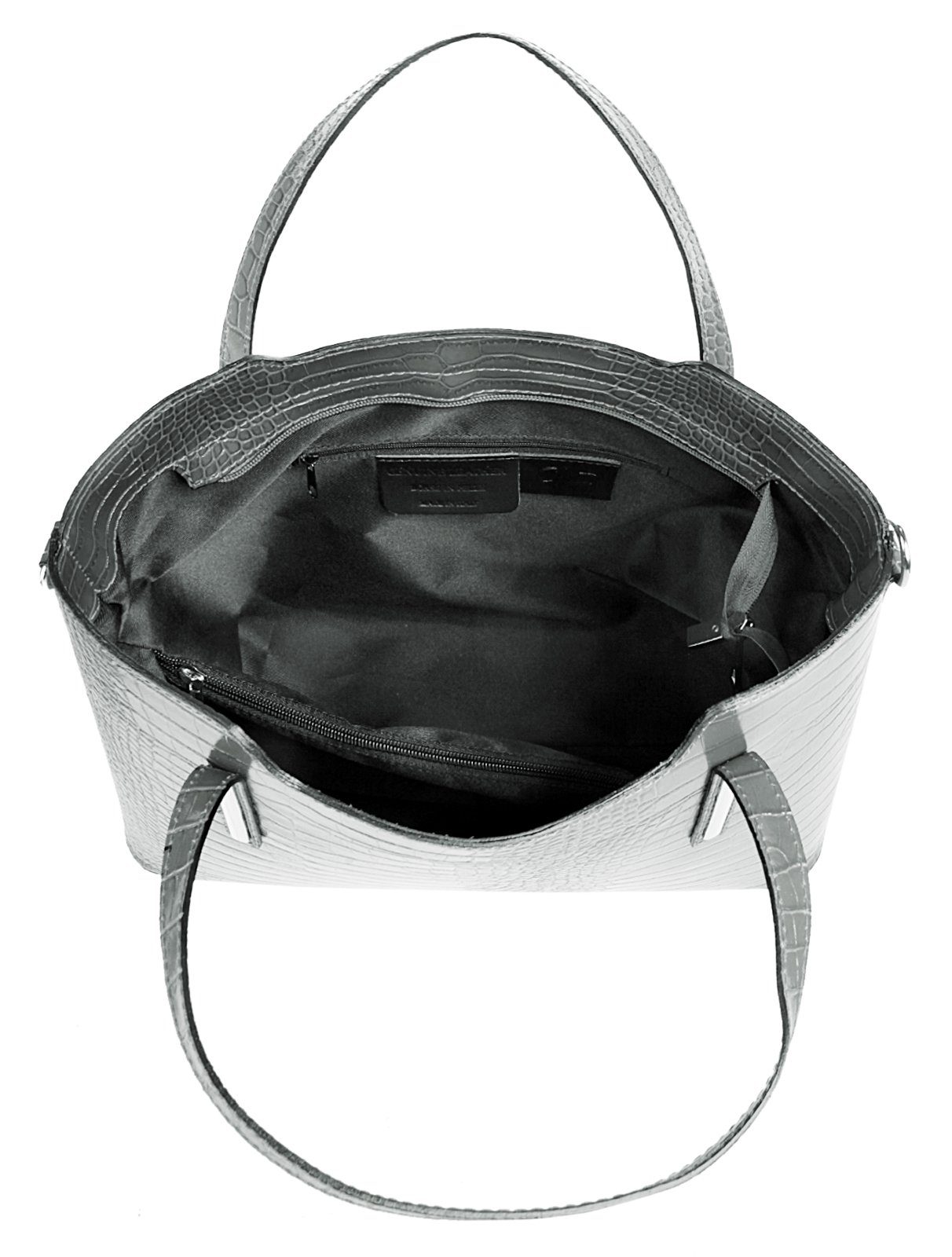 Cluty Tas echt leer, made in italy