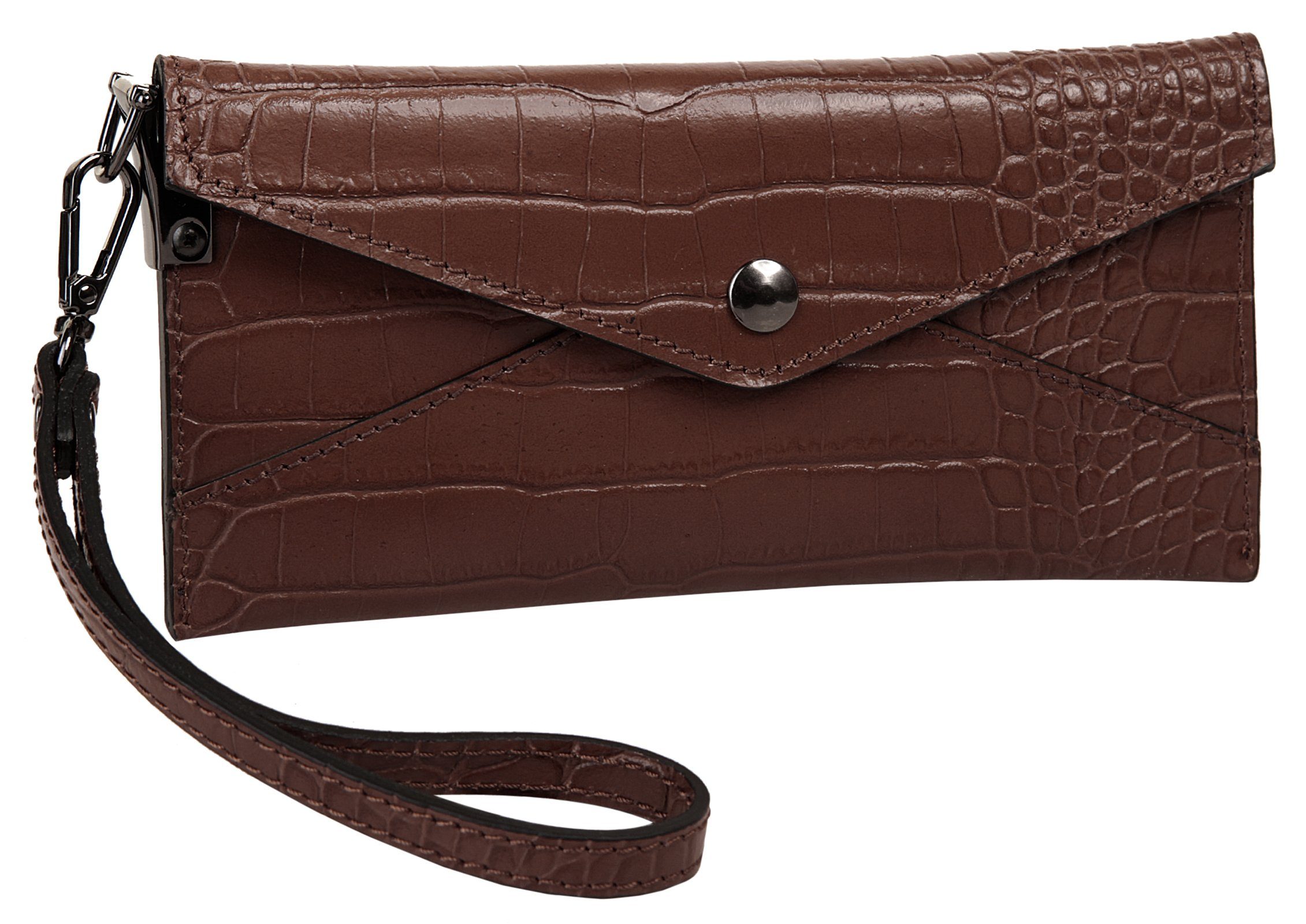 Cluty Avondtasje echt leer, made in italy