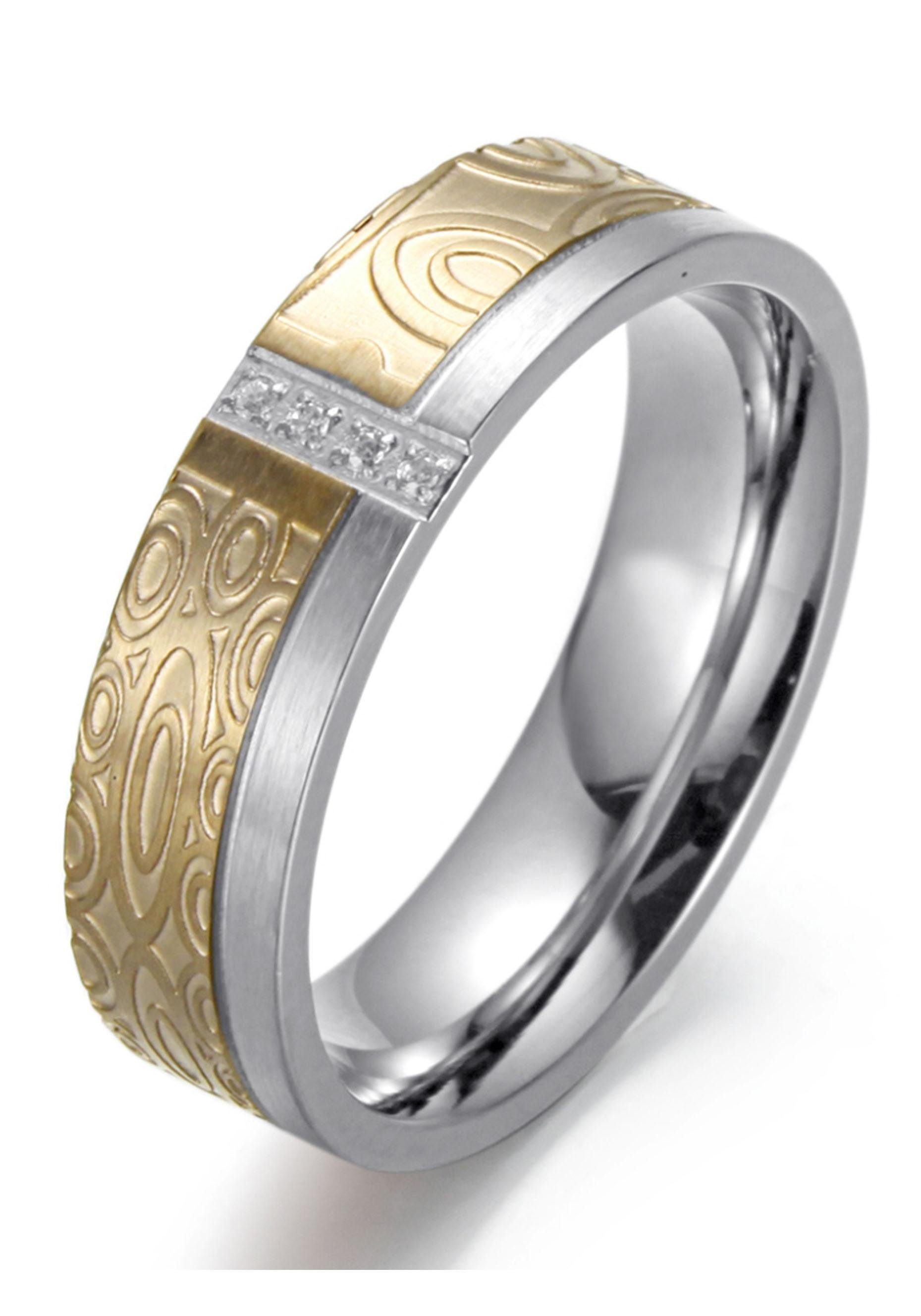 Firetti Ring Sieraad cadeau bicolor, ca. 6,0 mm