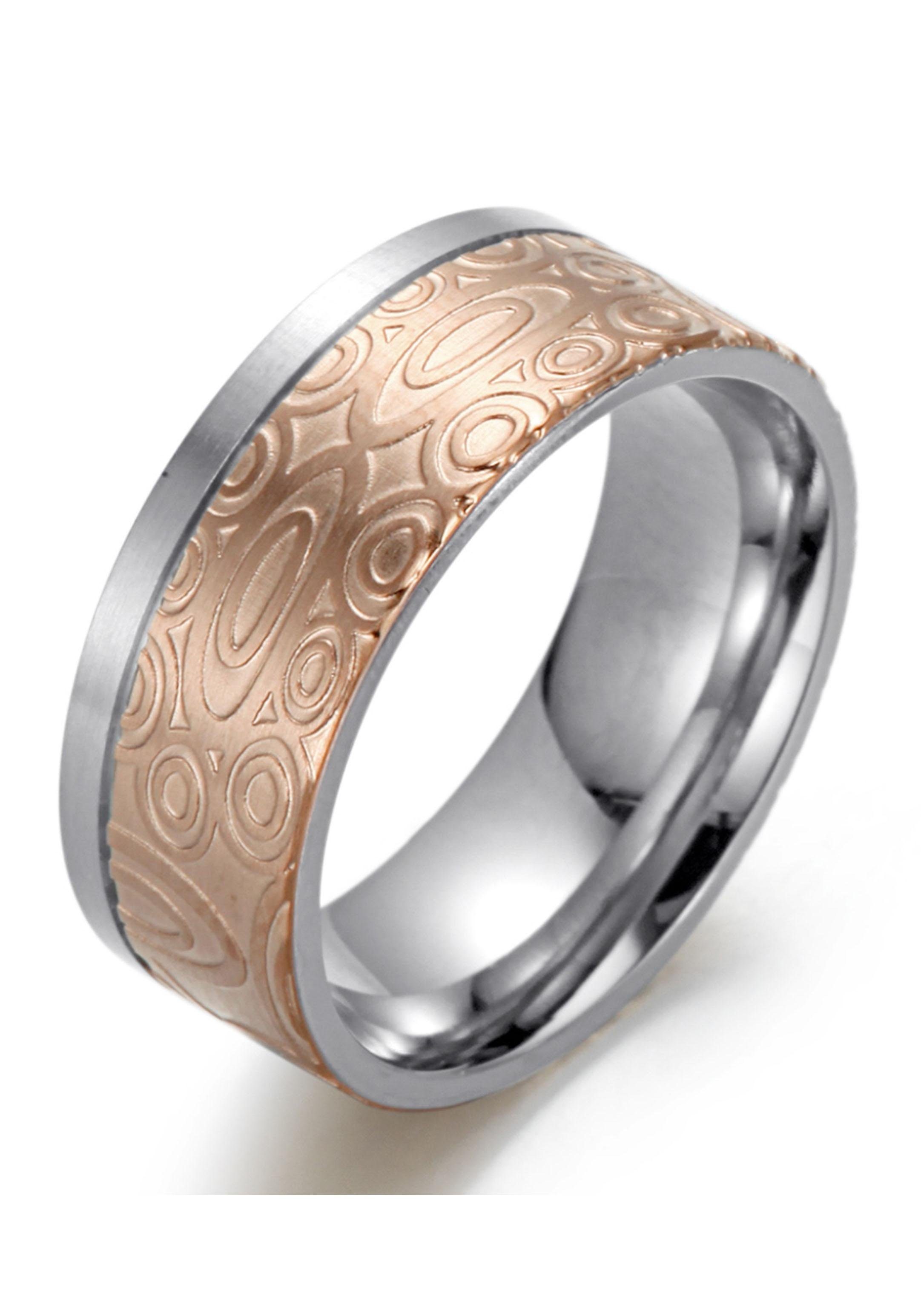 Firetti Trouwring Sieraad cadeau "LIEFDE" bicolor, ca. 6,0mm breed, ca. 8,0mm breed