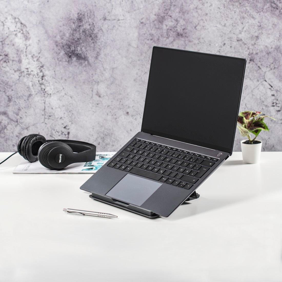 Hama Laptop standaard Notebook-standaard metaal in hoogte verstelbaar kantelbaar tot 39 cm 15,4" grijs