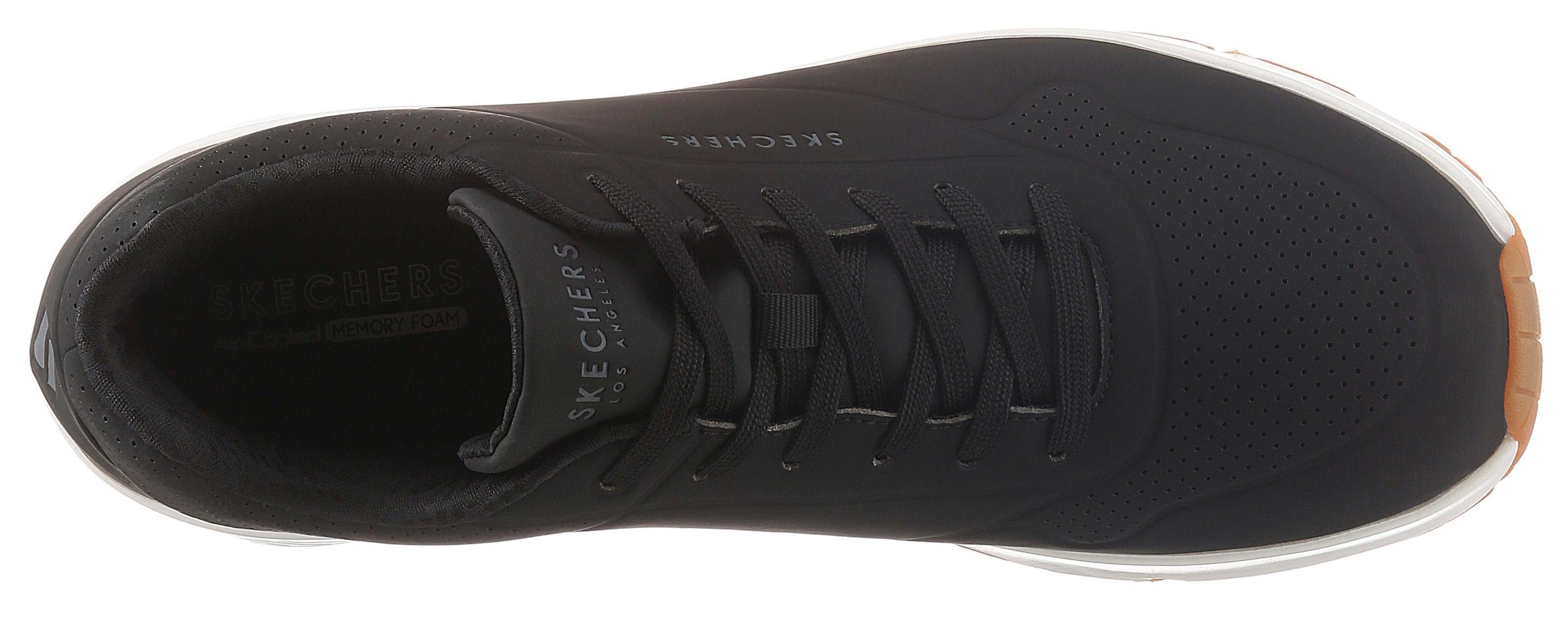 Skechers Sneakers Uno - Stand on Air , vrijetijdsschoen, lage schoen, veterschoen met extra demping