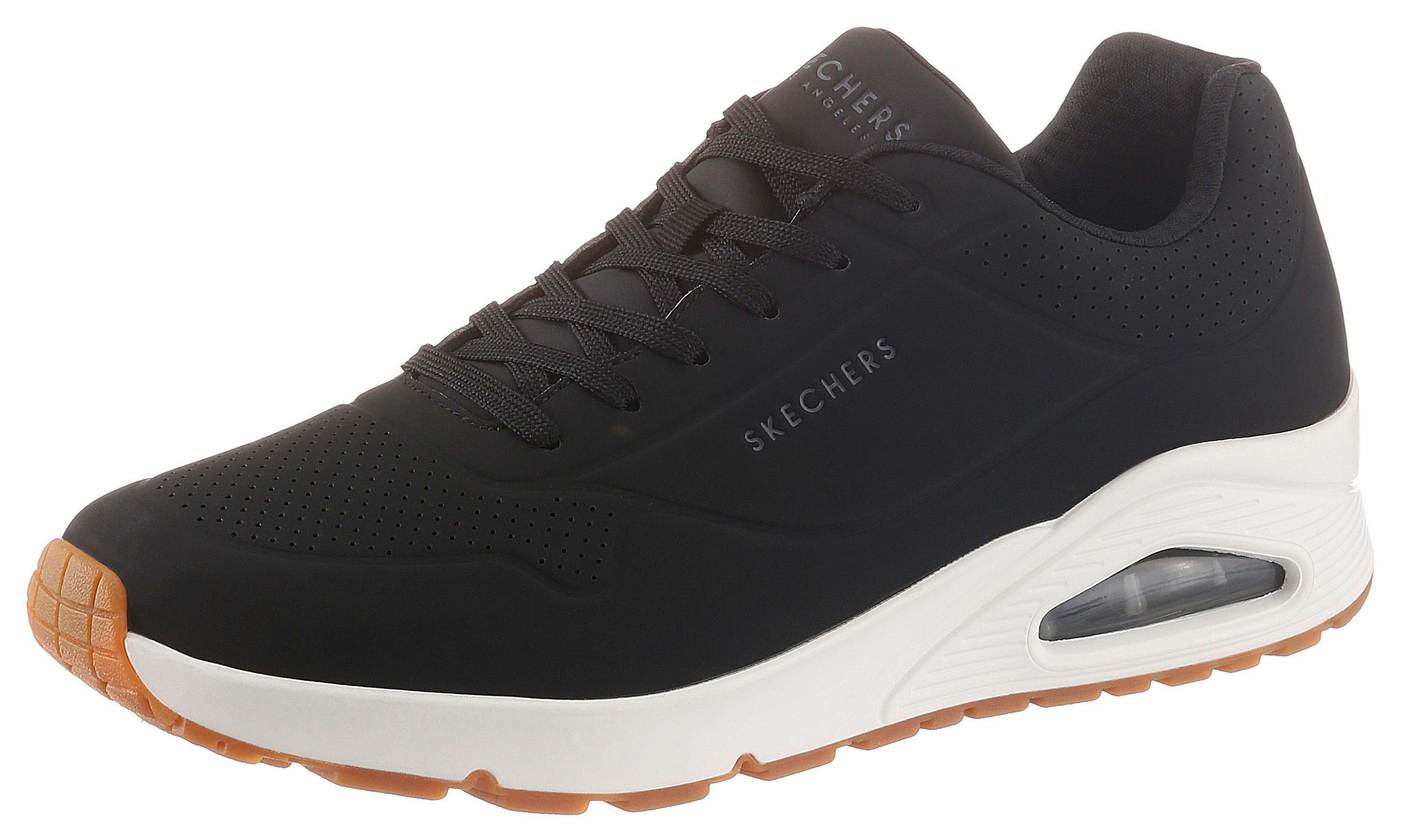 Skechers Sneakers Uno - Stand on Air , vrijetijdsschoen, lage schoen, veterschoen met extra demping