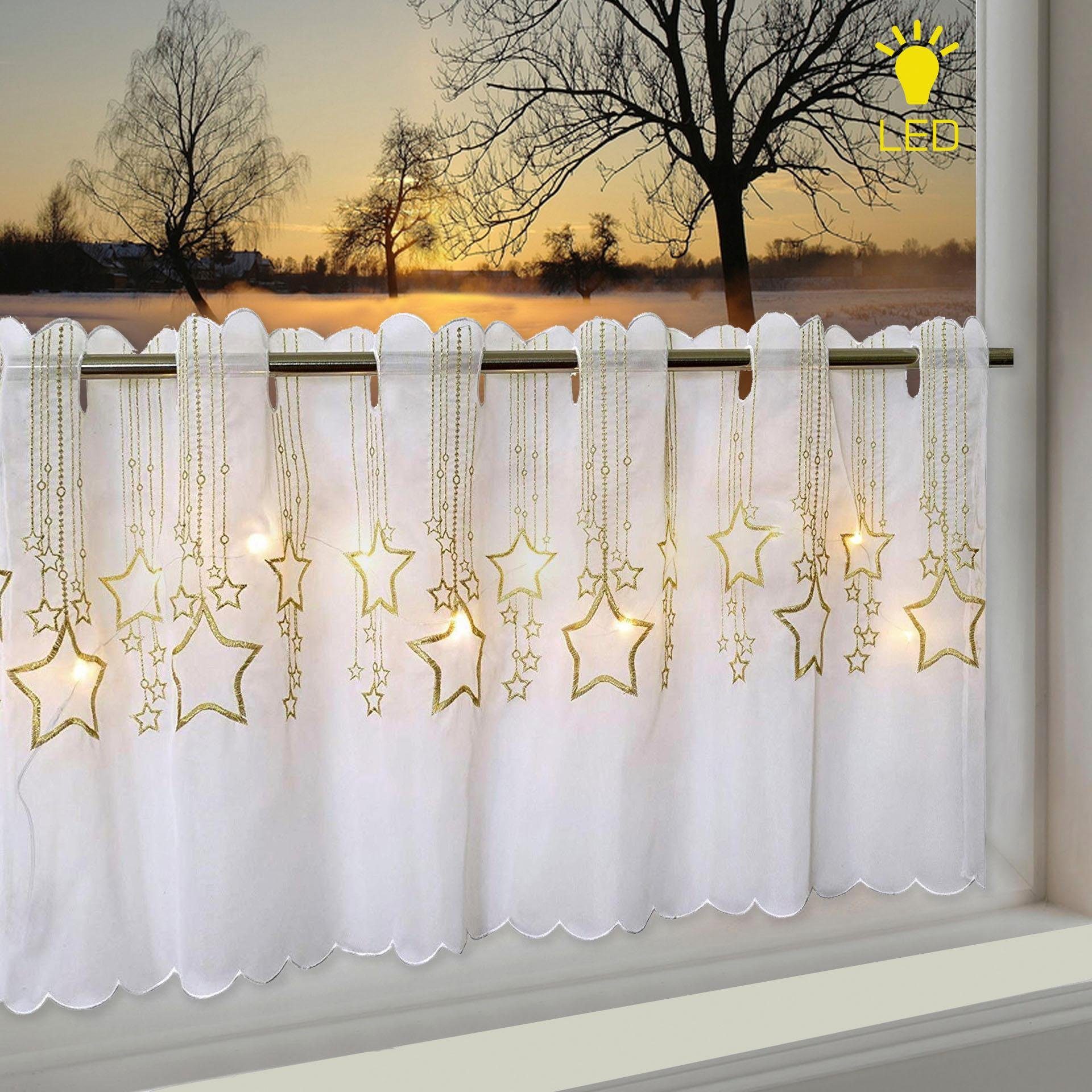 Delindo Lifestyle Valletje STERRENREGEN HxB: 45x115, met LED-verlichting (1 stuk)
