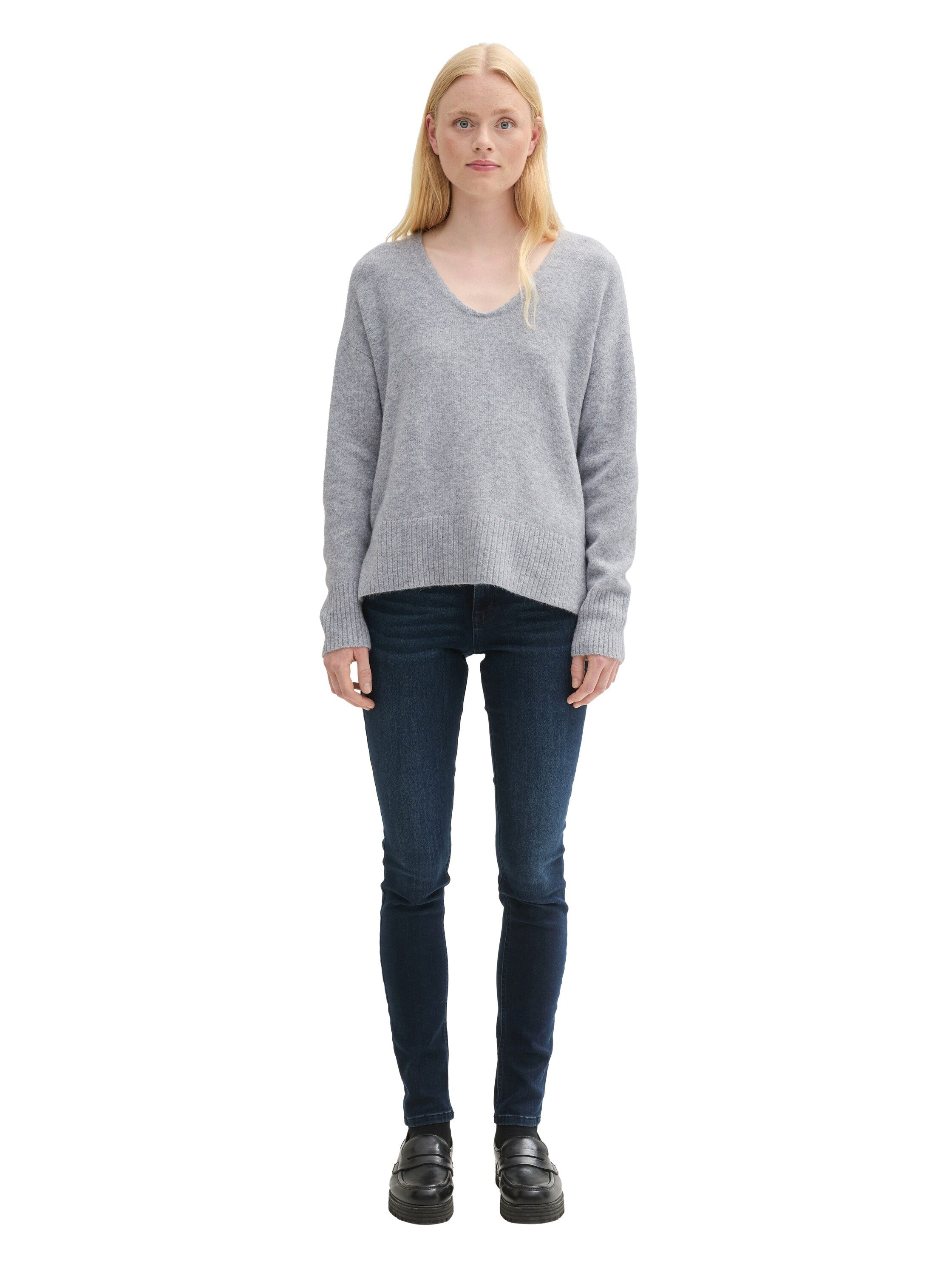 Tom Tailor Denim Gebreide trui met v-hals