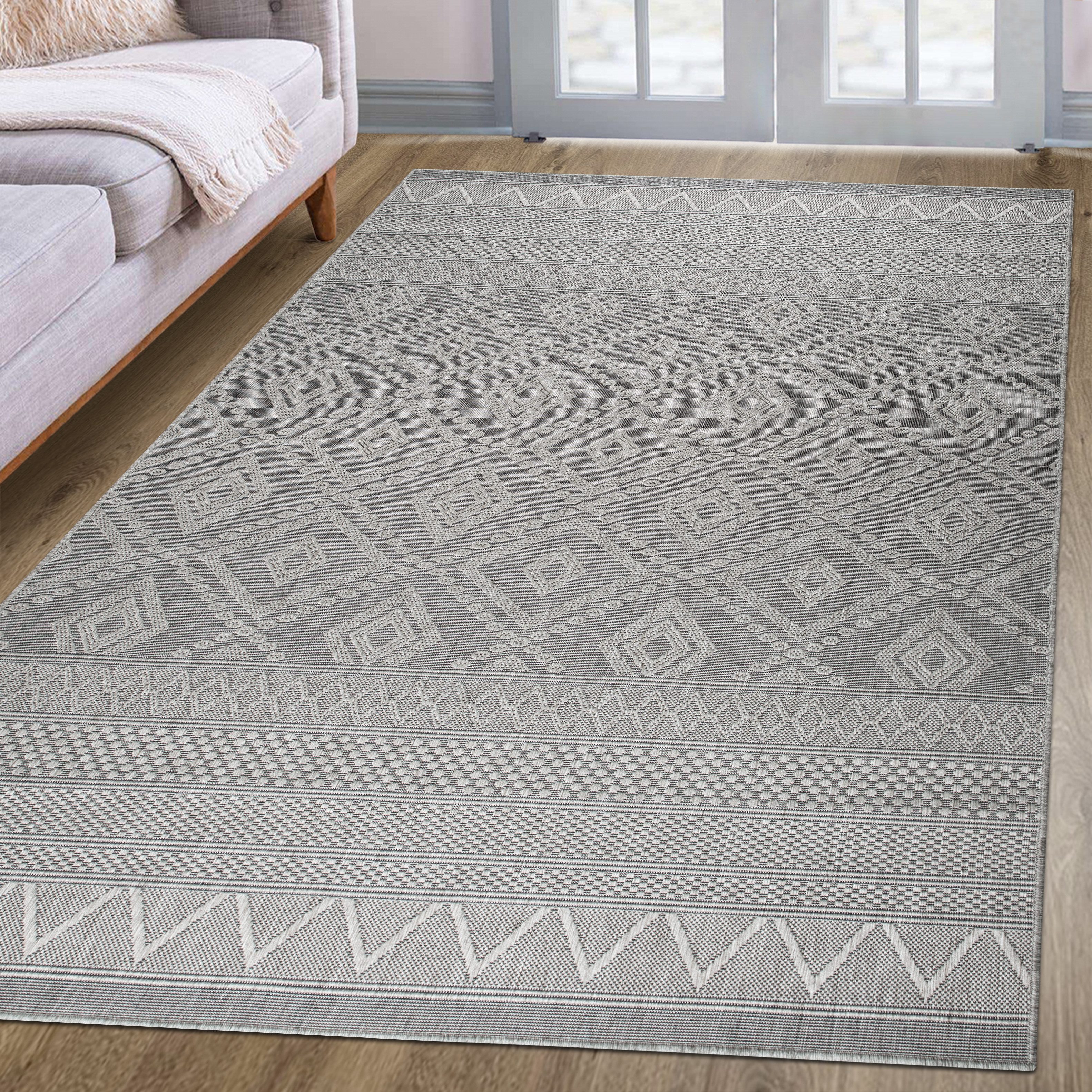 my home Vloerkleed Toronto is ook als loper verkrijgbaar Geschikt voor binnen en buiten, sisal-look, weerbestendig & uv-bestendig, boho