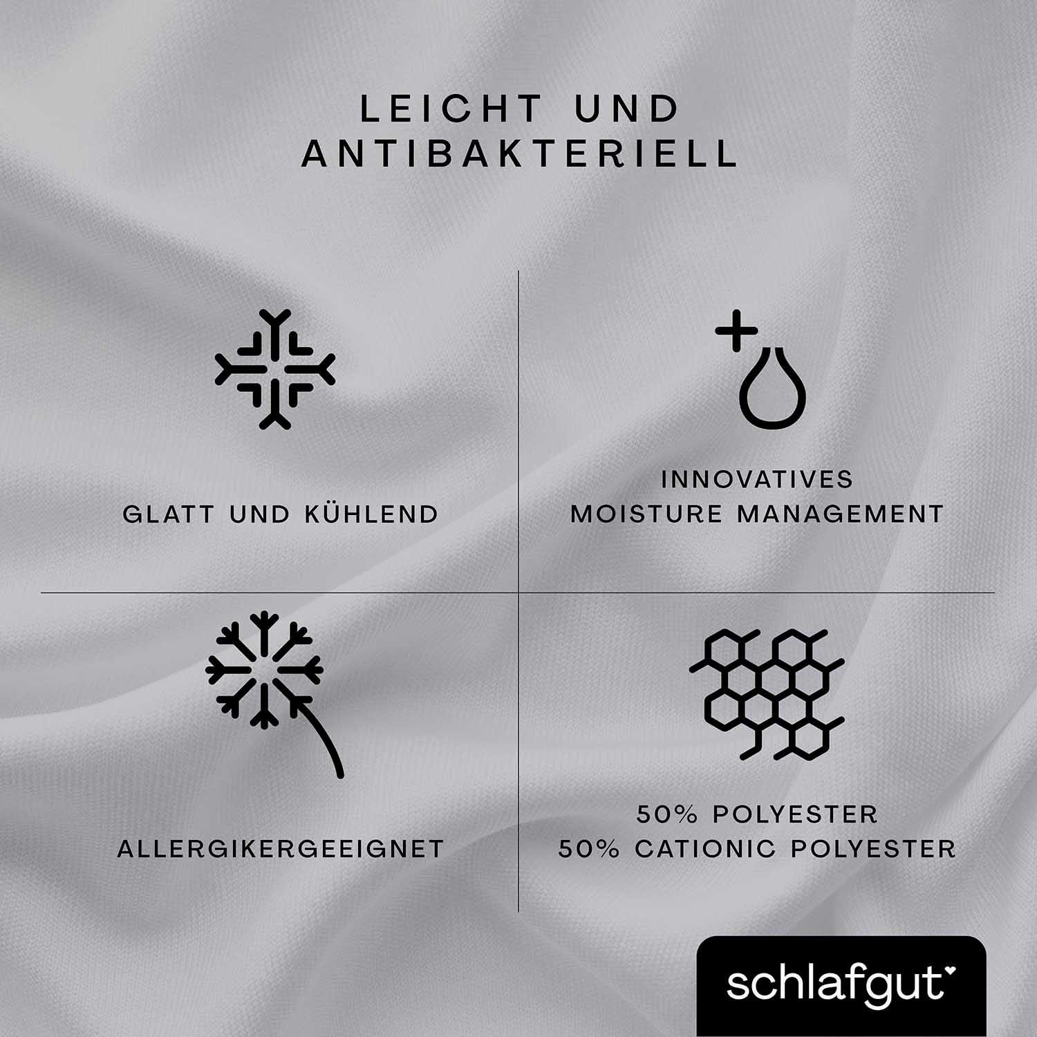 Schlafgut Hoeslaken Cool Contact 100% gekamd microvezel (1 stuk)