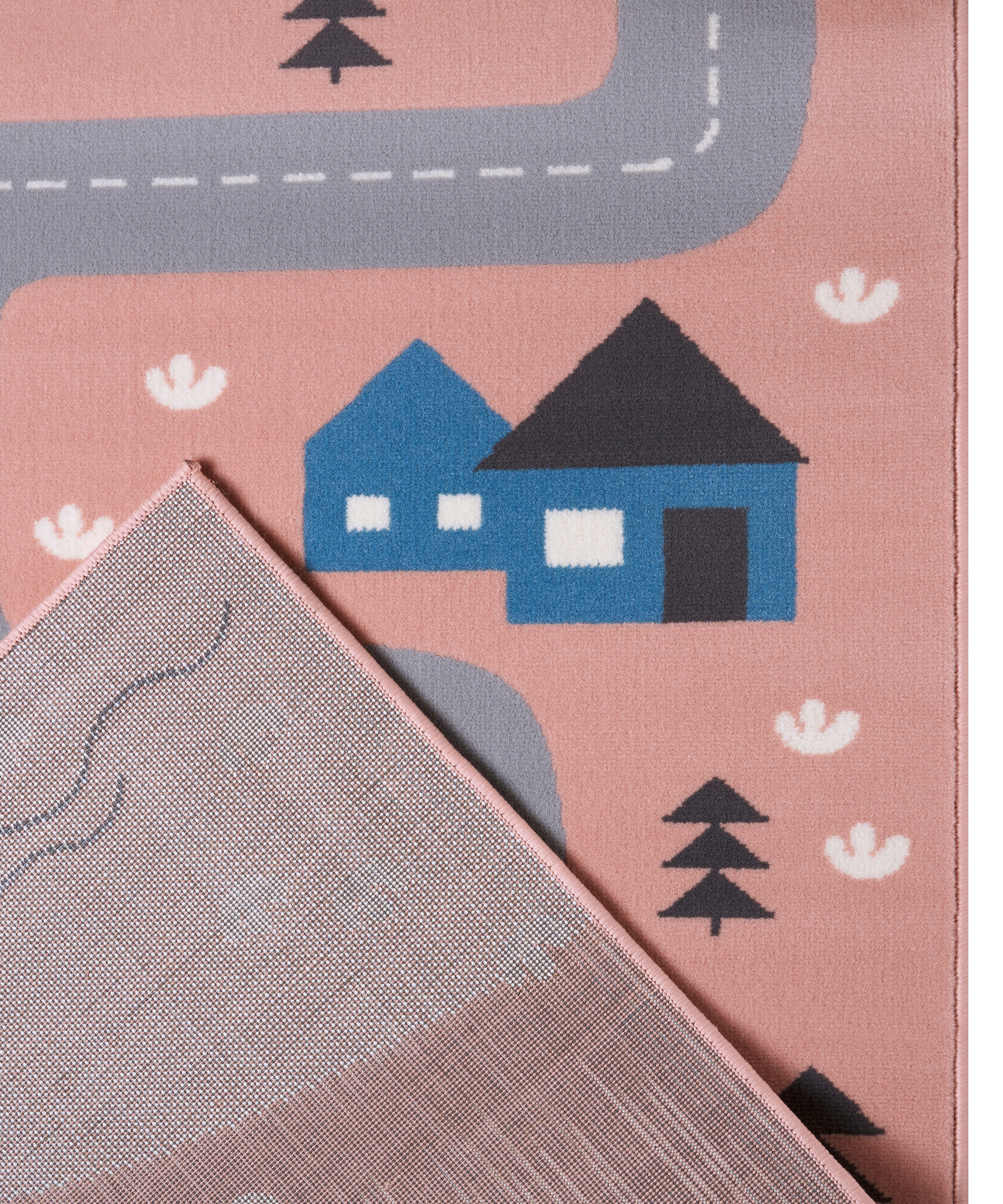 HANSE Home Kindervloerkleed Dream Street Vloerkleed, speelkleed, speelmat, straat, kinderkamer, korte pool