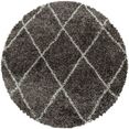 ayyildiz teppiche hoogpolig vloerkleed alvor 3401 grijs