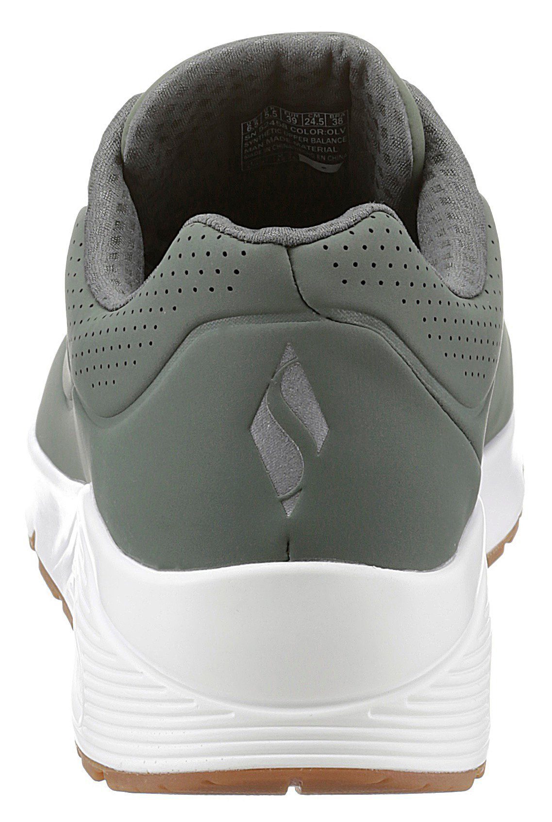 Skechers Sneakers Uno - Stand on Air Vrijetijdsschoen, lage schoen, veterschoen met air-cooled memory foam