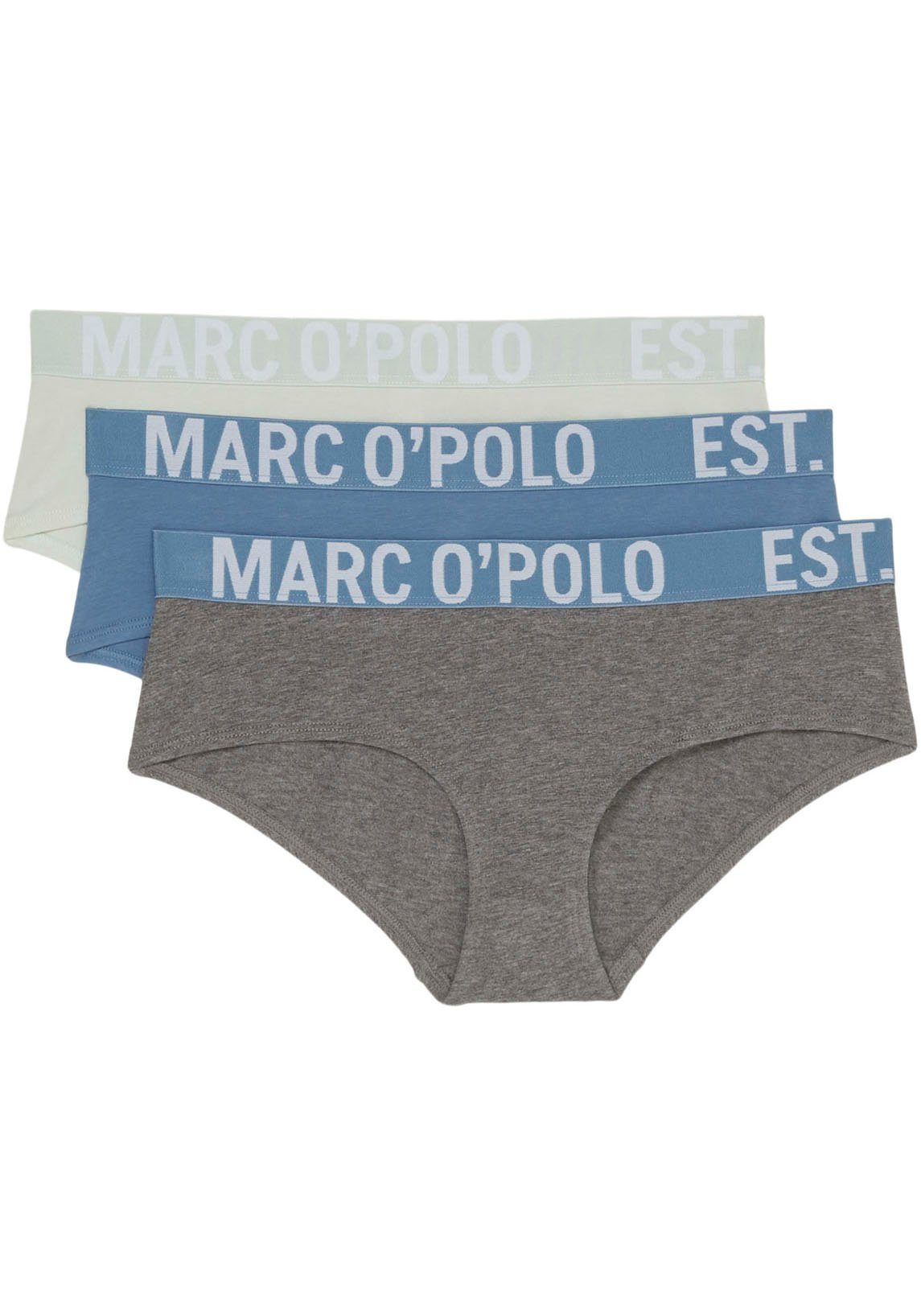 Marc O'Polo Hipster met logoband (Set van 3)