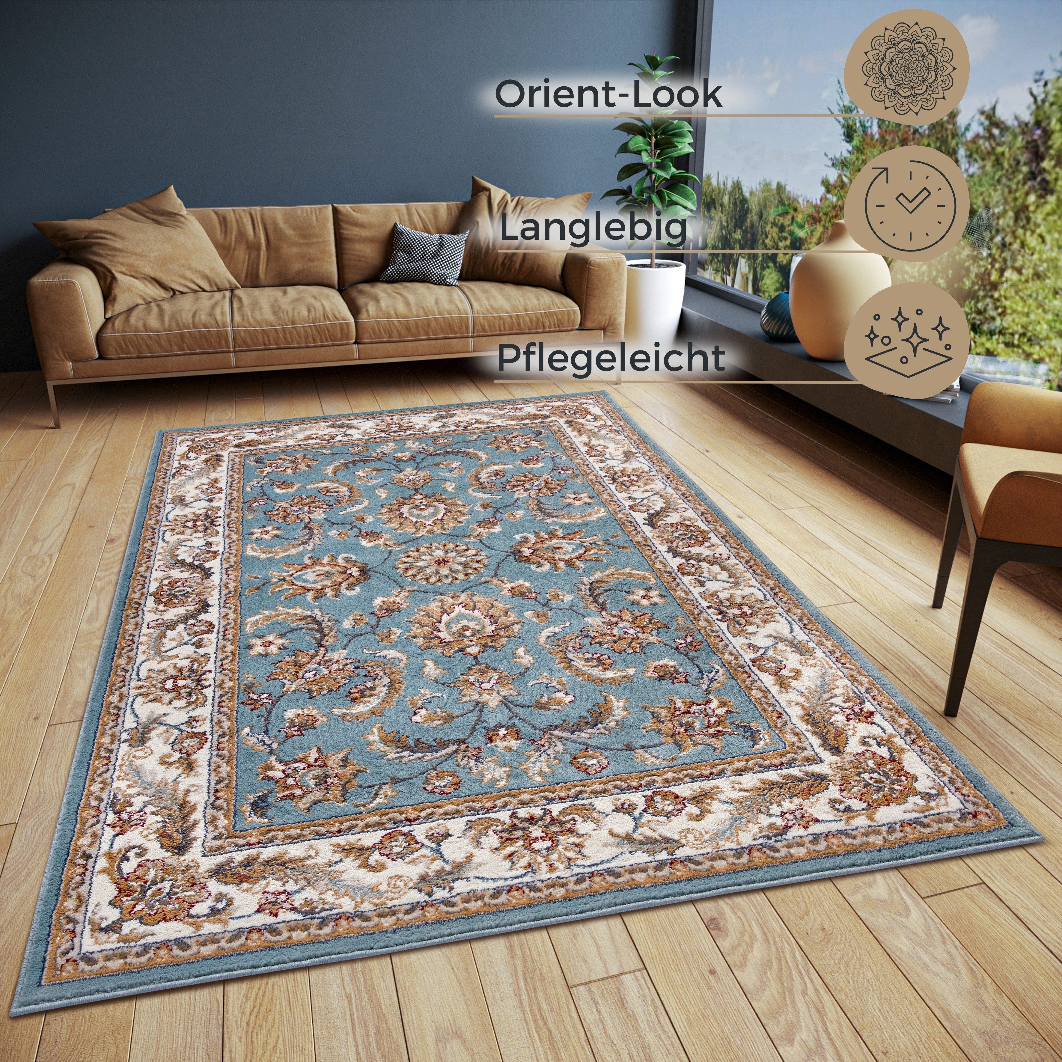 HANSE Home Vloerkleed RENI Loper, oosters, kortpolig, woonkamer, slaapkamer, eetkamer
