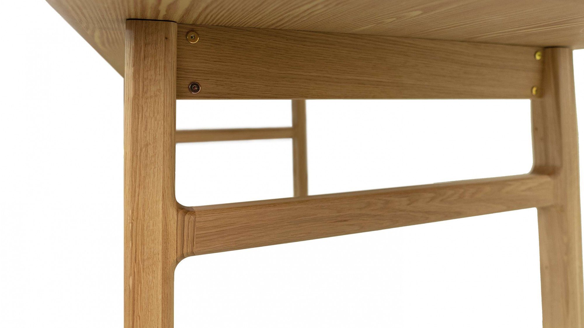 Woodman Eettafel Curved Scandi Design, breedte 180 cm, uitschuifbaar tot 220 cm