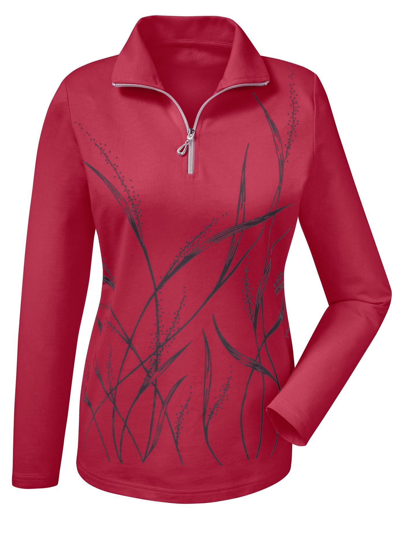 Classic Basics Poloshirt met lange mouwen Wintershirt (1-delig)
