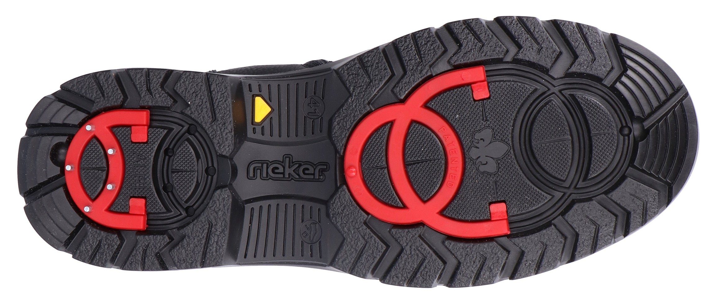 Rieker Winterlaarzen Flip Grip outdoorlaarzen met omklapbare spikes aan de loopzool, tex-membraan