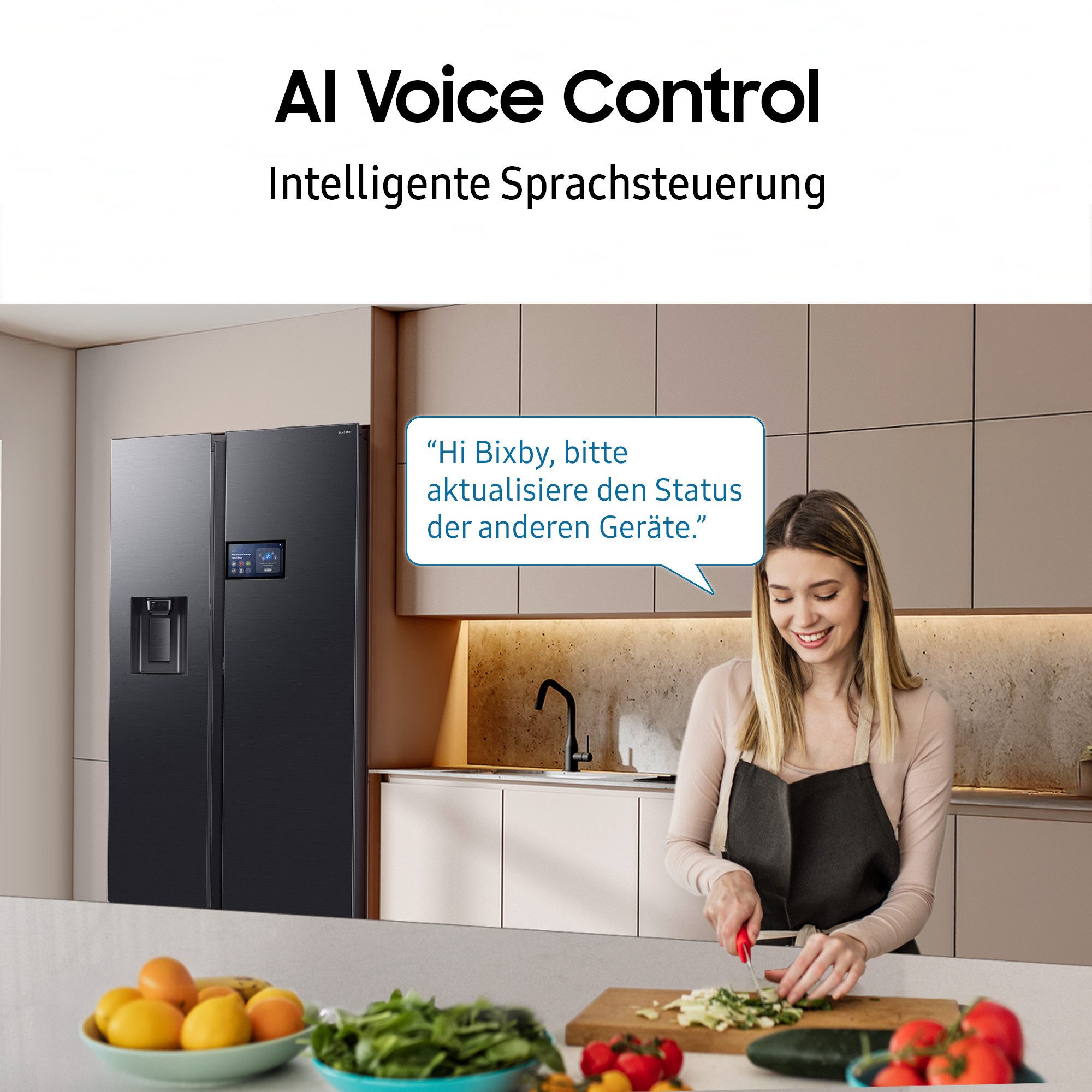 Samsung Side-by-side RS90F65EDF Separate temperatuurregeling voor koel- en vriesgedeelte