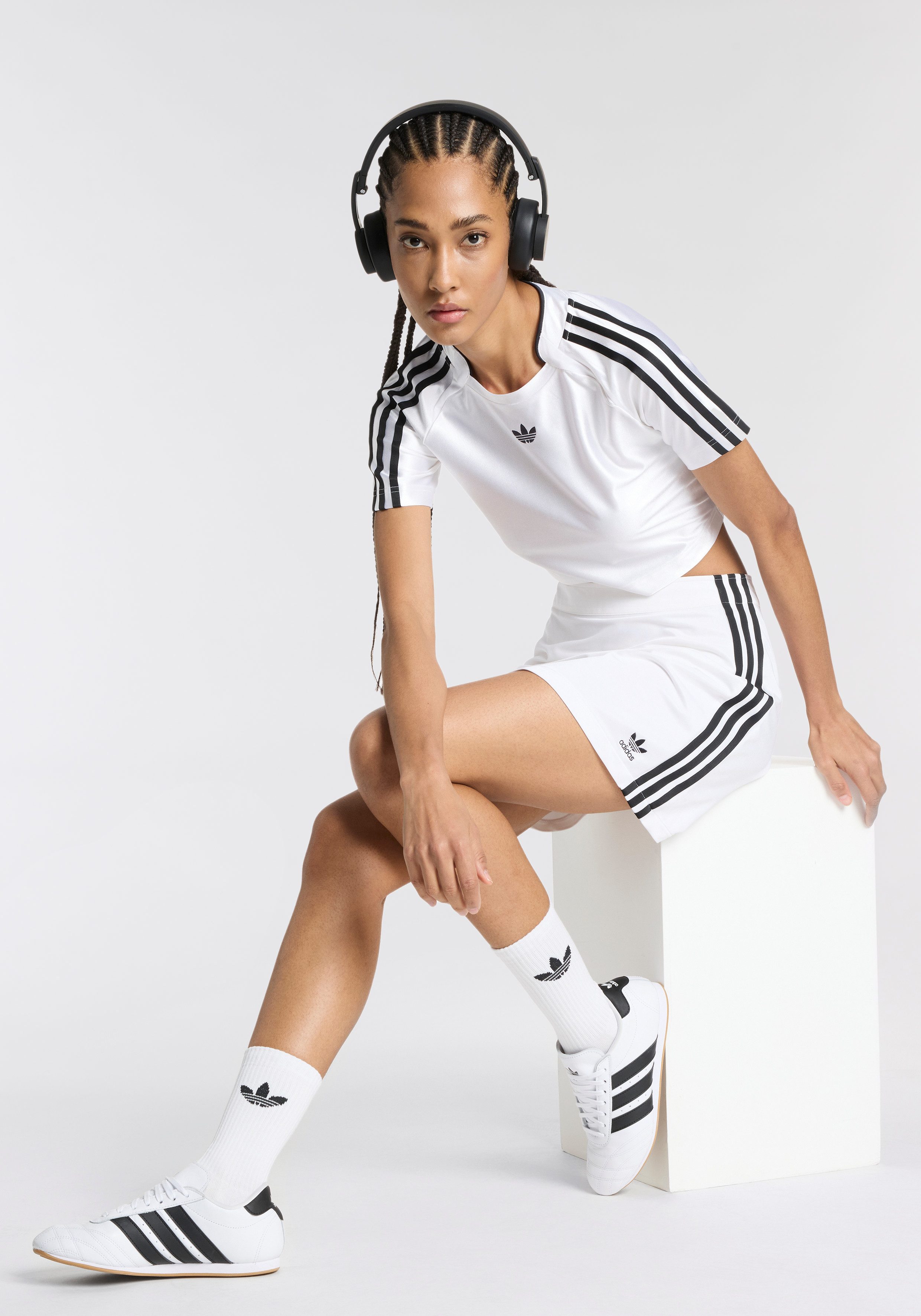 adidas Originals Sweatrok 3S MINI SKIRT