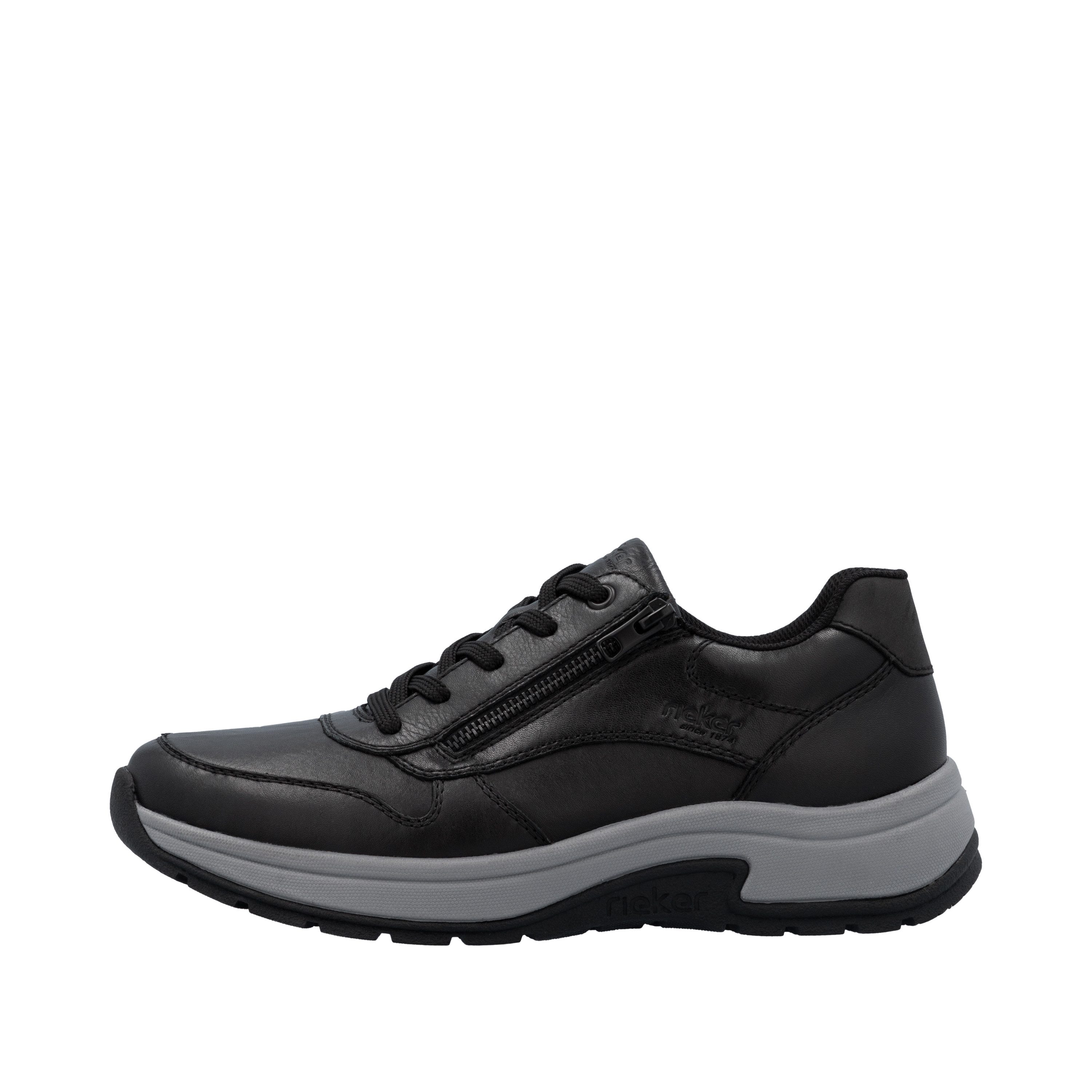 Rieker Sneakers Veterschoen, lage schoen, vrijetijdsschoen met gepolsterde schachtversteviging