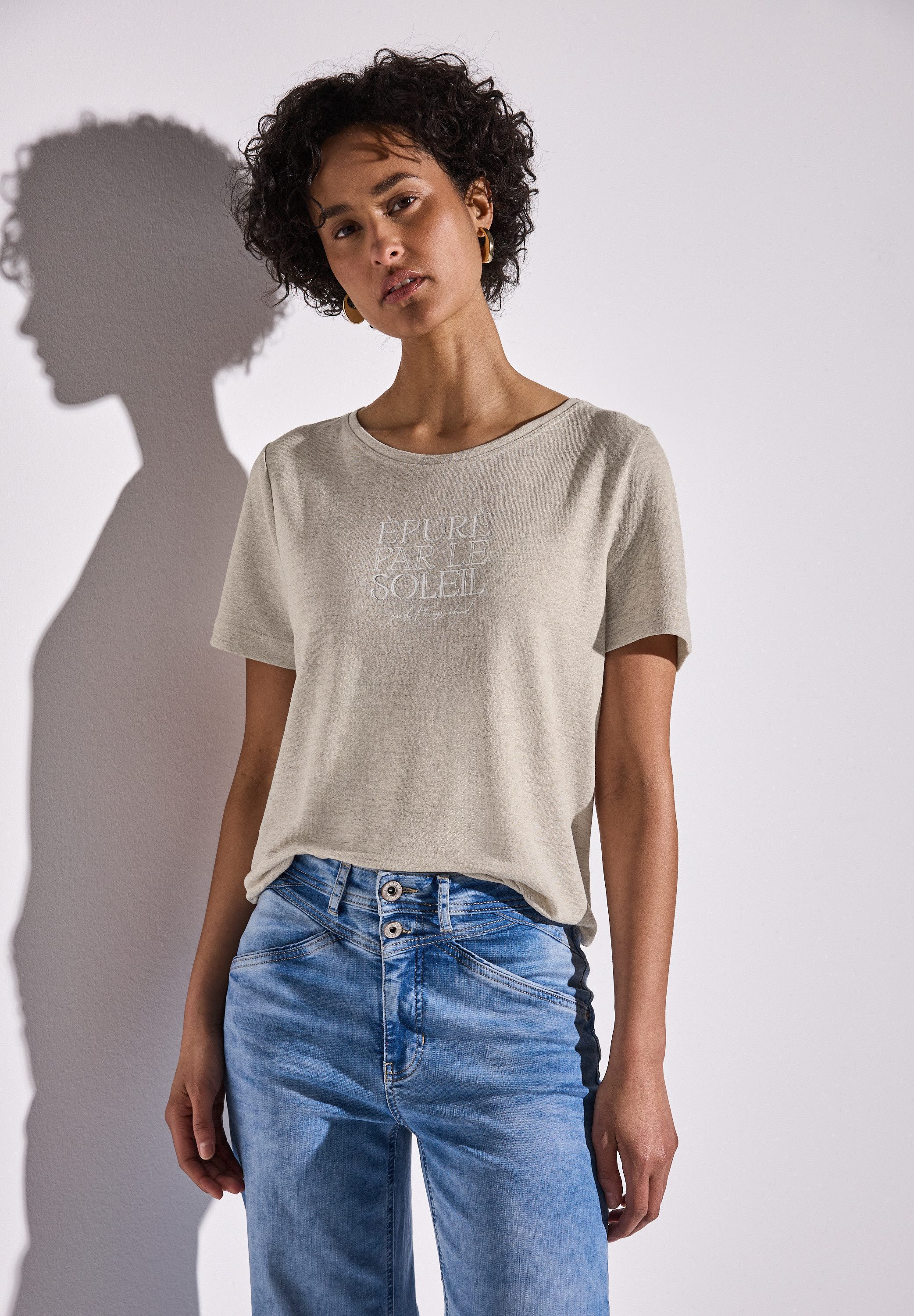 STREET ONE T-shirt met tekst