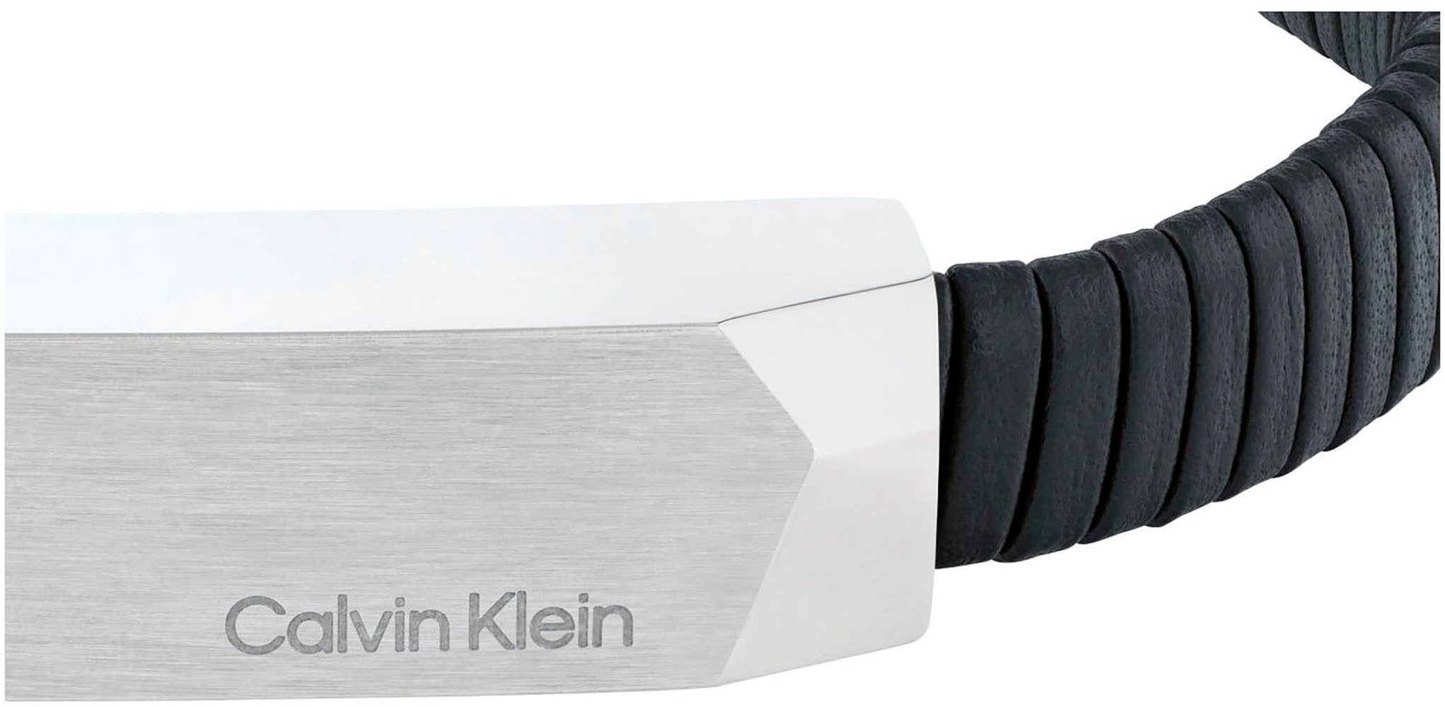 Calvin Klein Leren armband MAGNIFY, 35100012