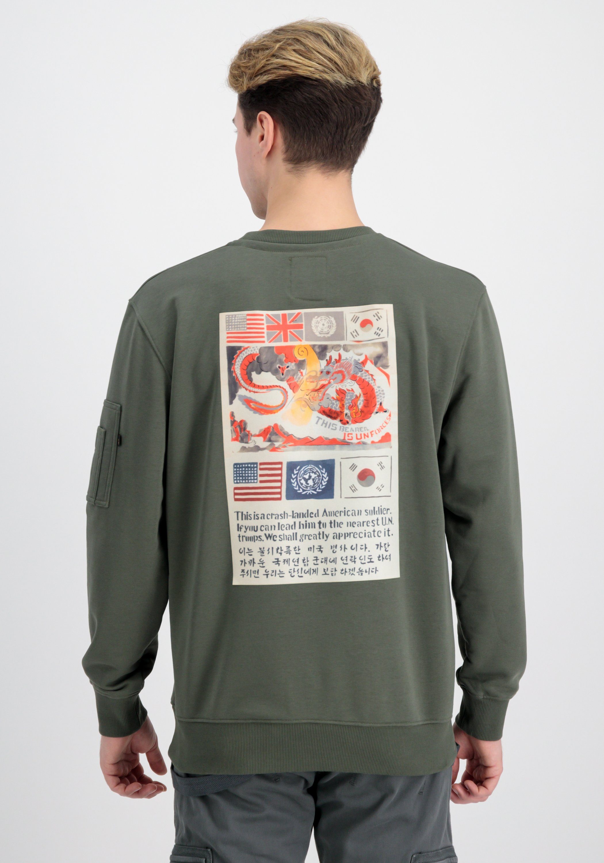 Alpha Industries Sweater USN Blood Chit Sweatshirt