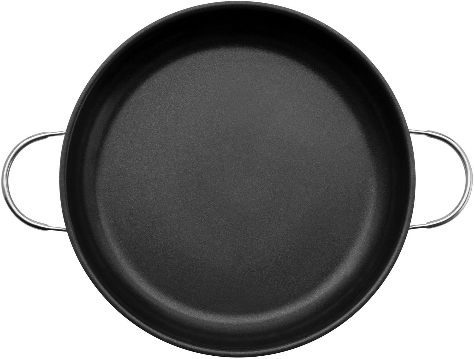 Silit Koekenpan Calabria 32 cm, inductie, met PTFE-antiaanbaklaag Roestvrij staal handvat, geschikt voor alle kookplaten, ovenbestendig (1-delig)