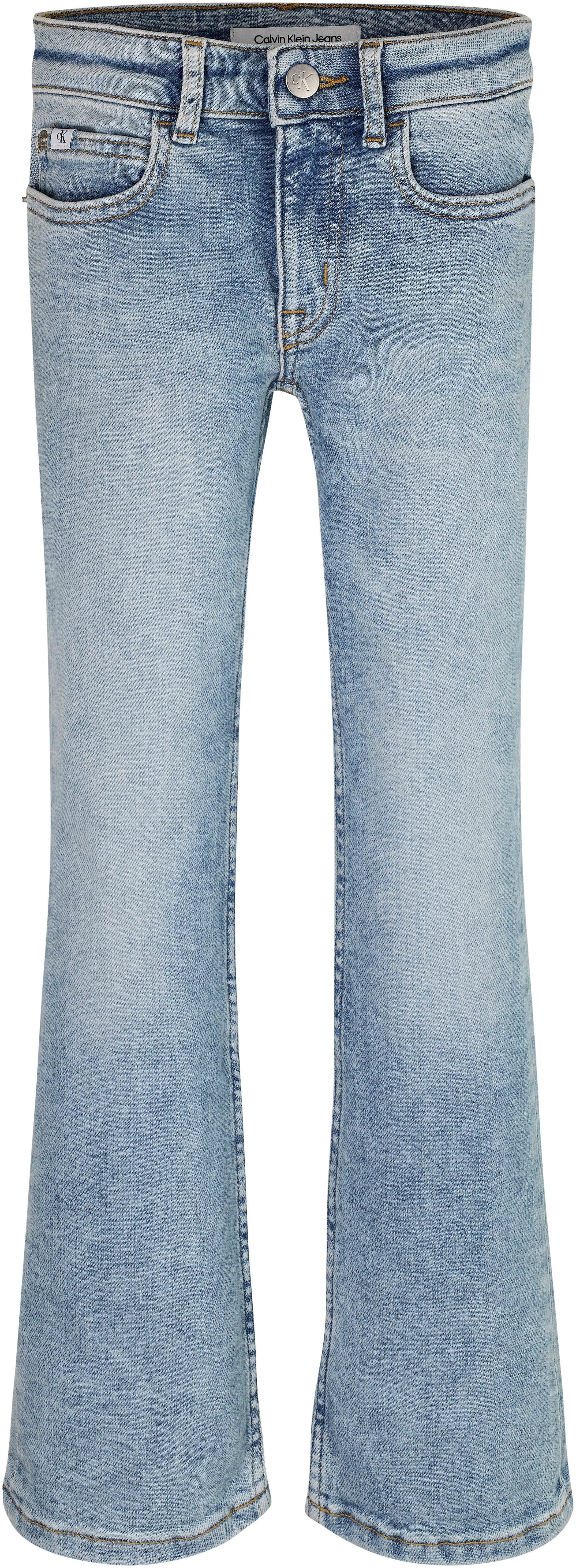 Calvin Klein Wijd uitlopende jeans MR FLARE LIGHT BLUE DENIM