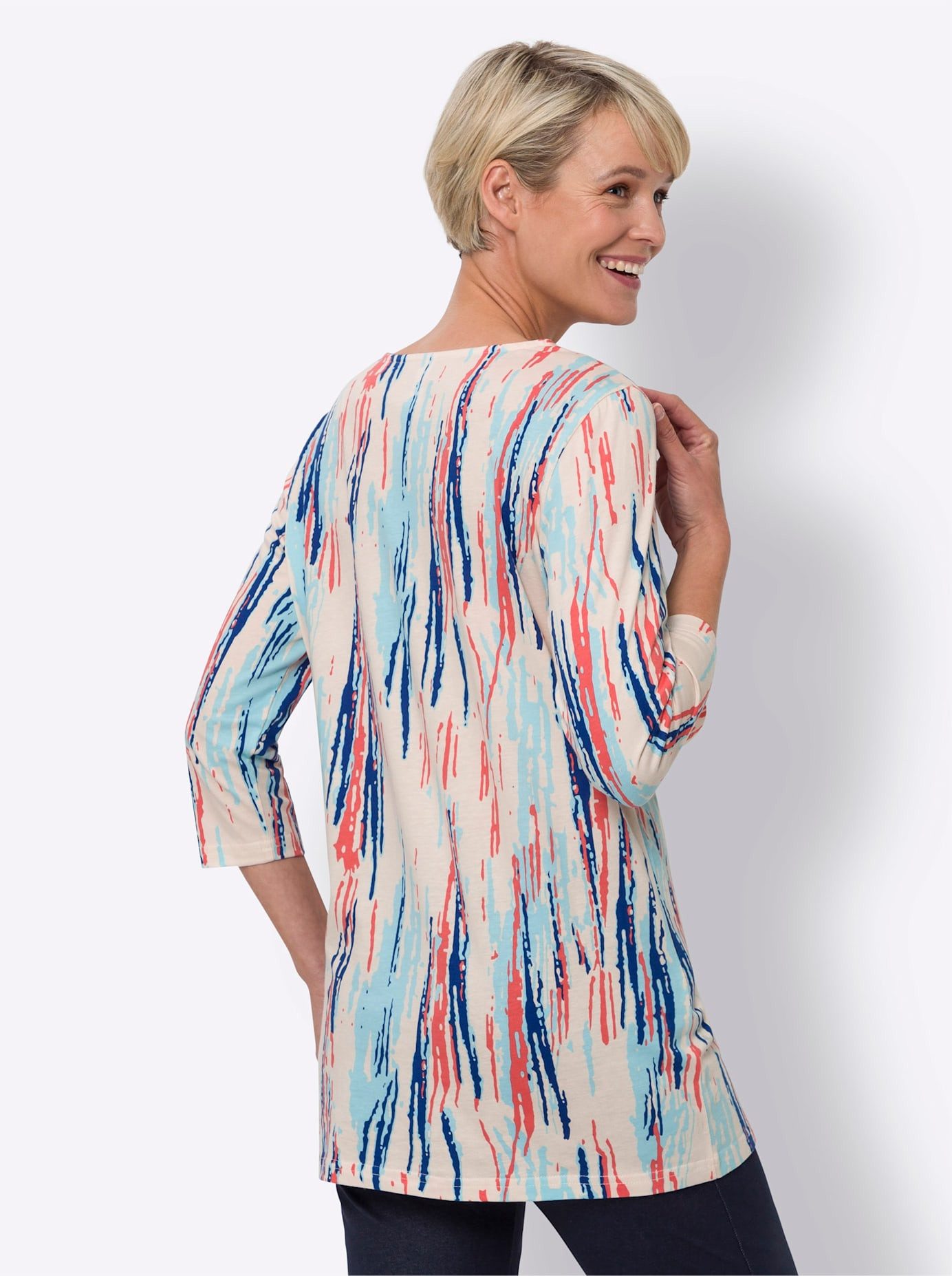 Classic Basics Shirt met 3 4 mouwen Lang shirt (1-delig)