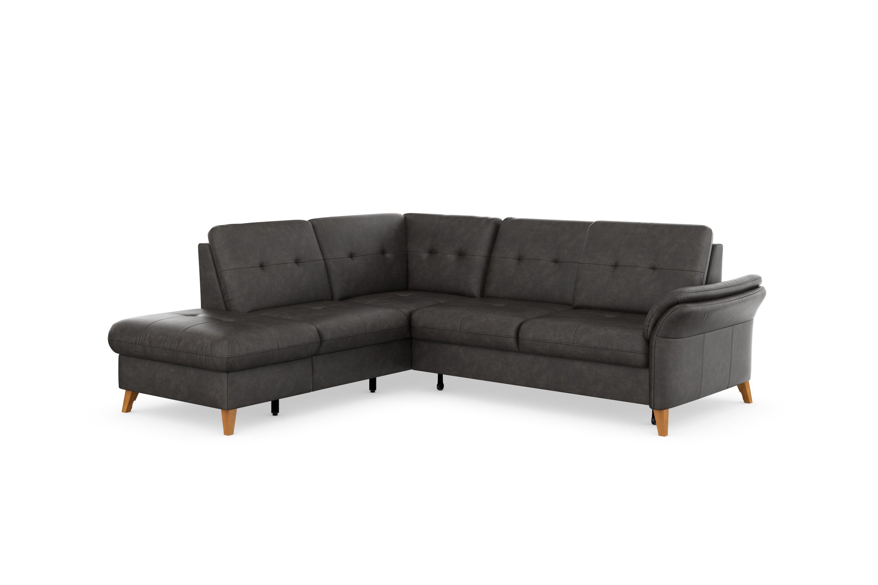 sit&more Hoekbank Göteborg inclusief zitdiepteverstelling, optioneel met bedfunctie & bedlade