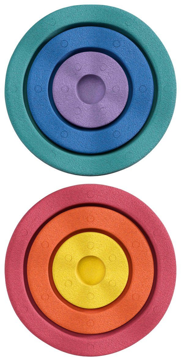 Stapelstein Balancetrainer Inside rainbow classic (set, 6-delig)