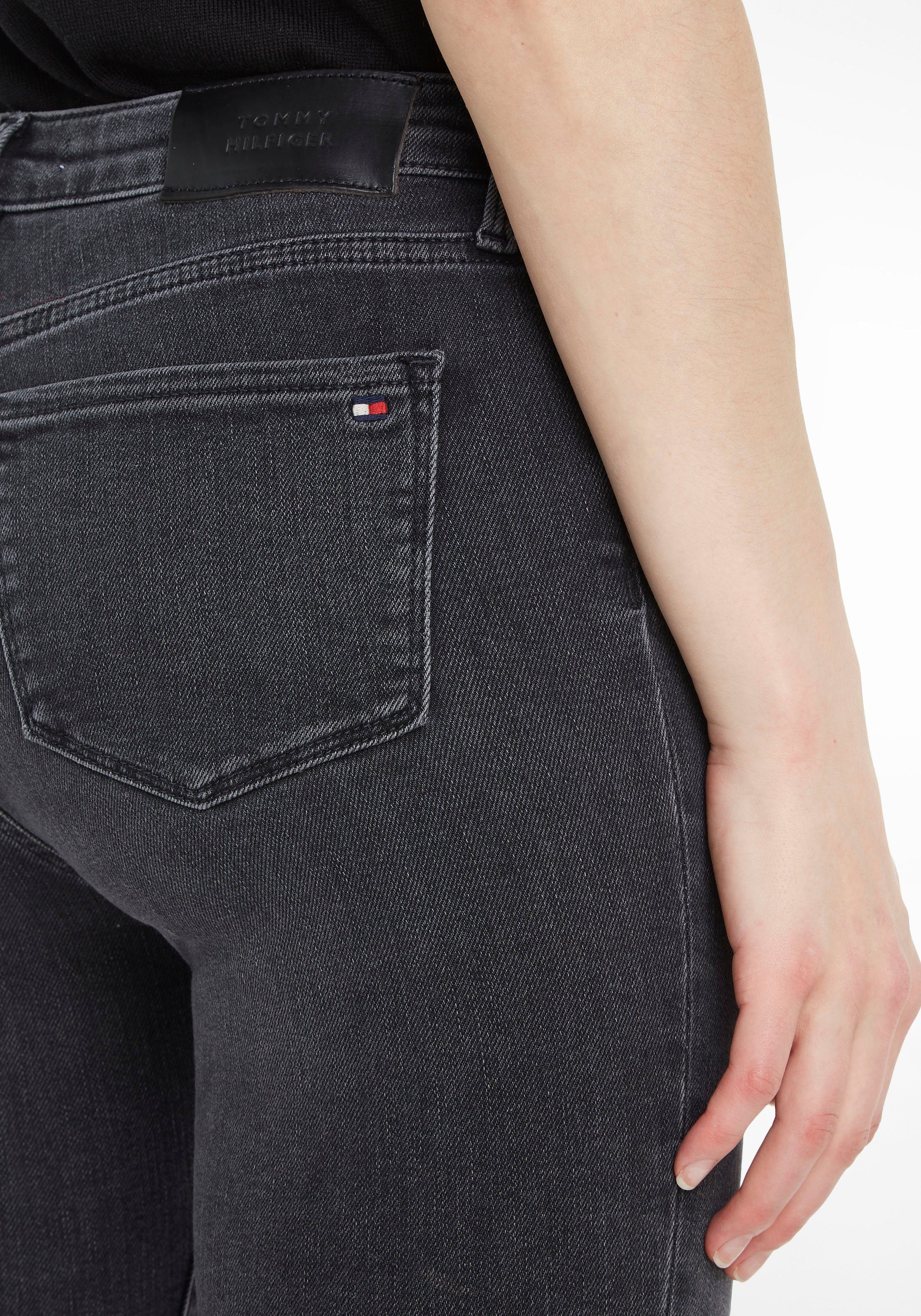 Tommy Hilfiger Skinny fit jeans TH FLEX COMO SKINNY RW GYA met tommy hilfiger logo-badge (TH FLEX COMO SKINNY RW)