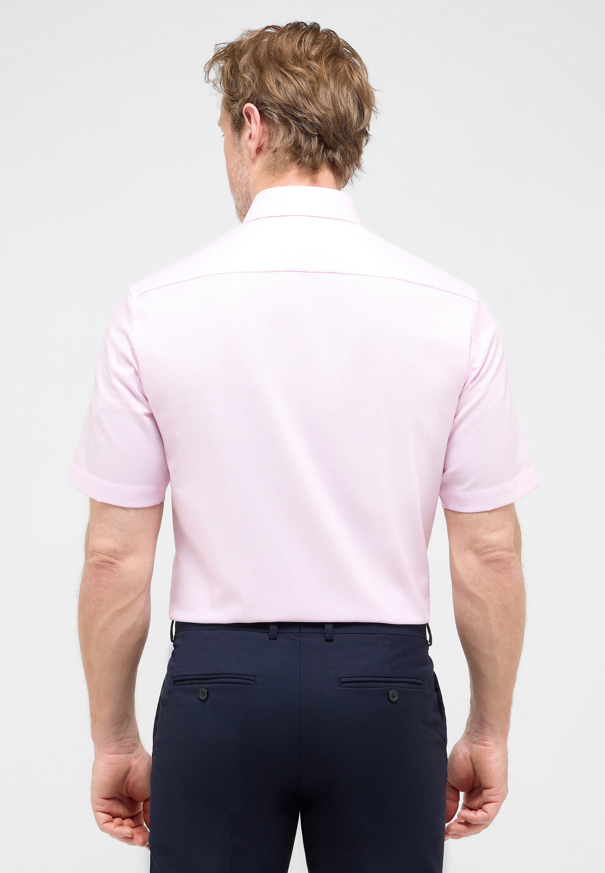 Eterna Overhemd met korte mouwen MODERN FIT NON IRON (strijkvrij)